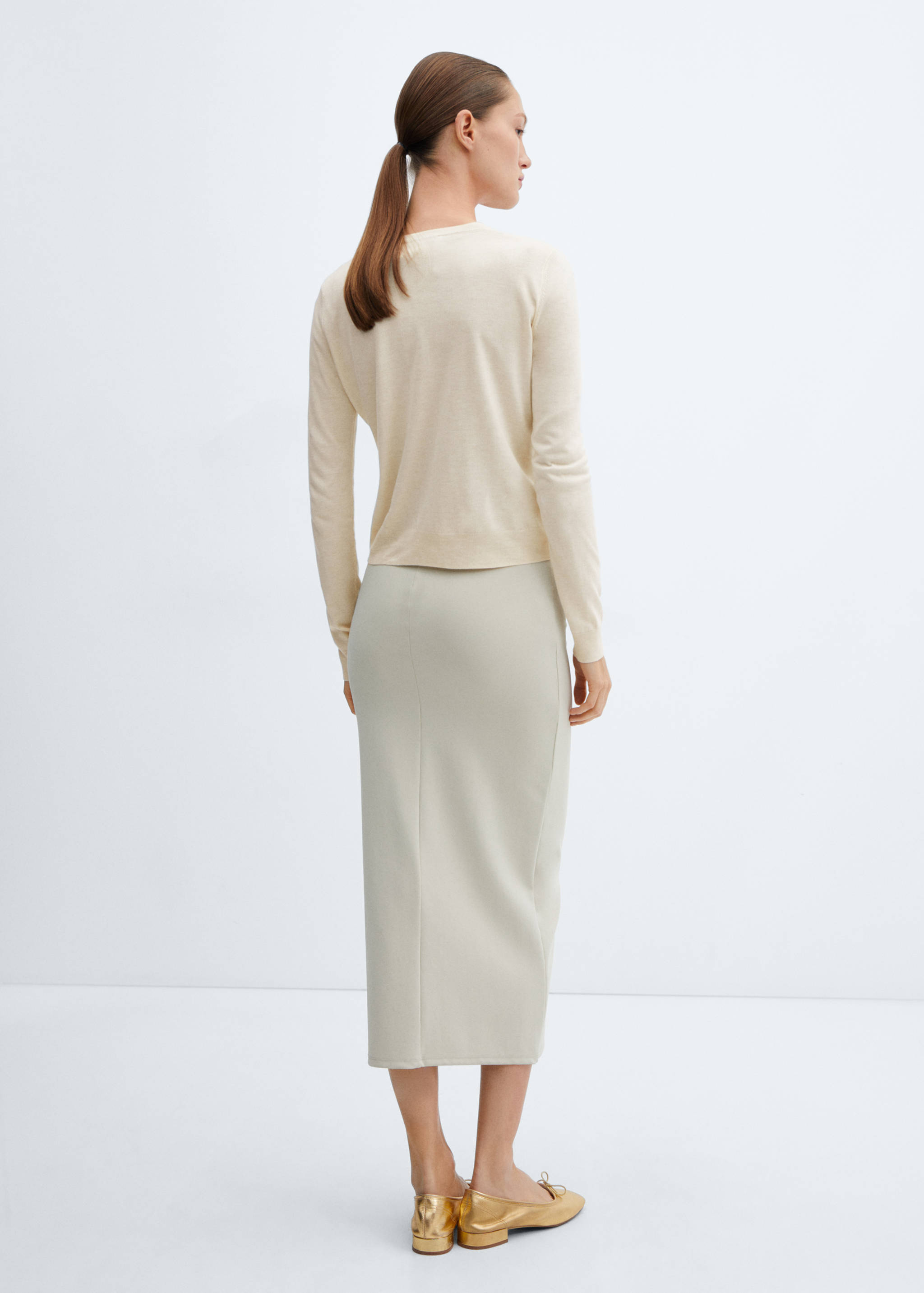 Pull en maille à col rond - Verso de l’article