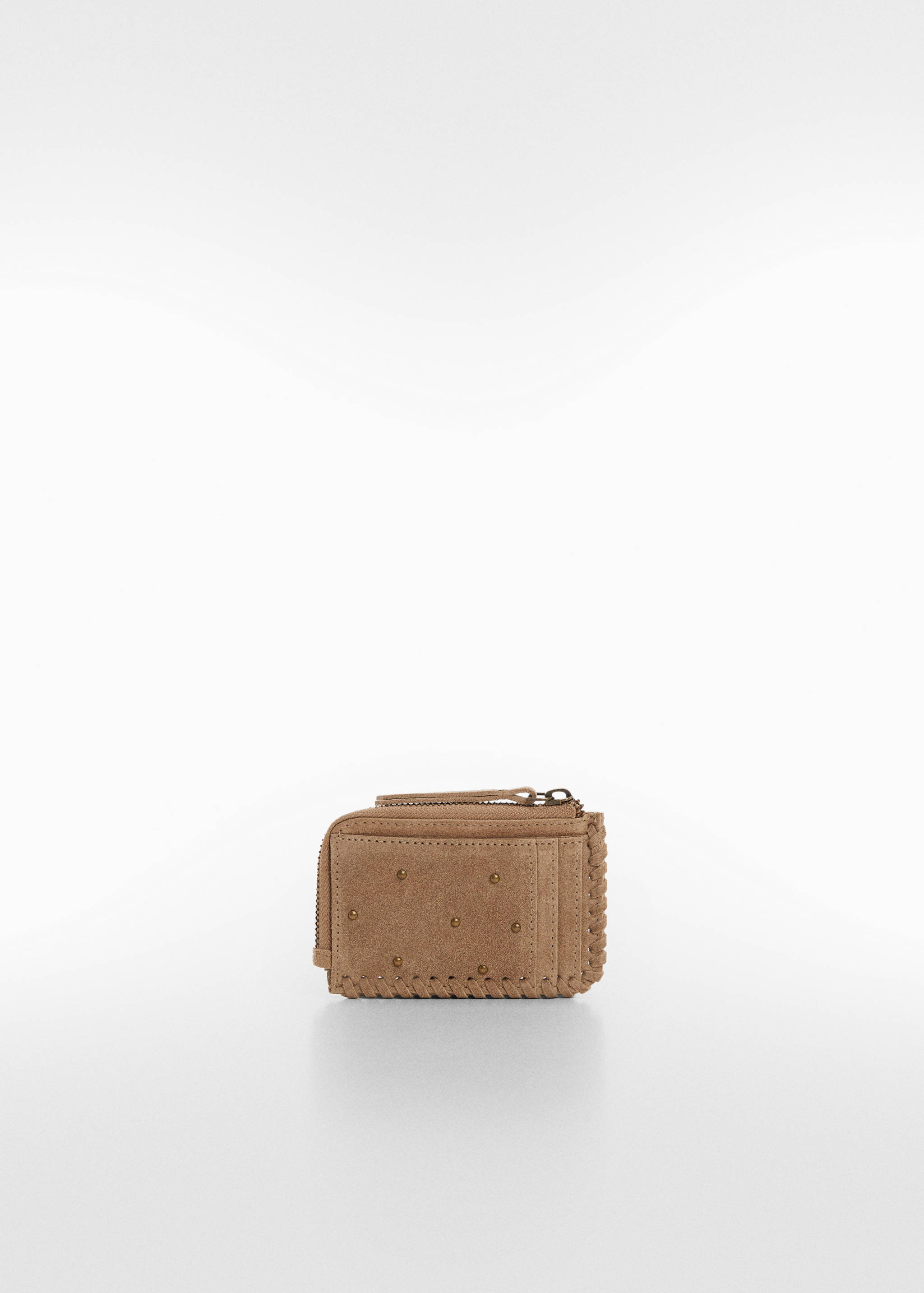 محفظة جلدية مرصعة - منتج دون نموذج