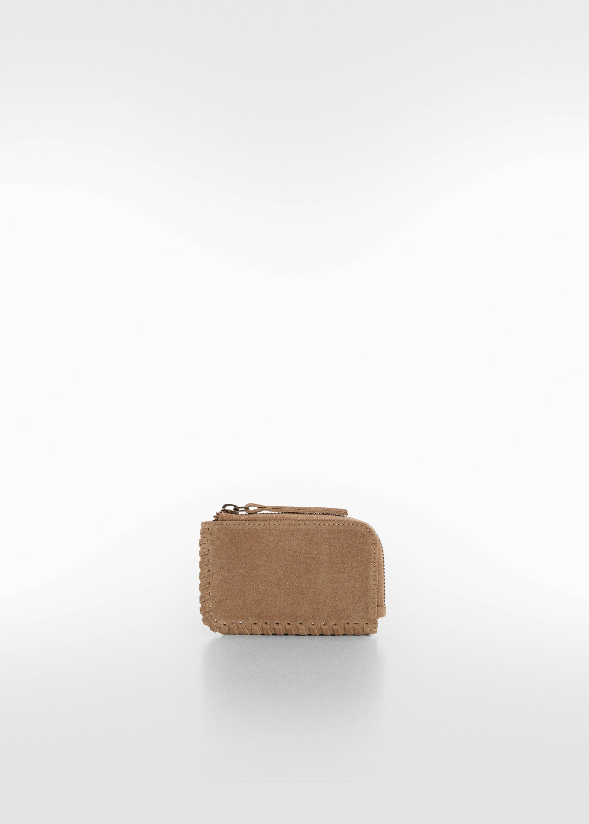 محفظة جلدية مرصعة - رؤية وسط