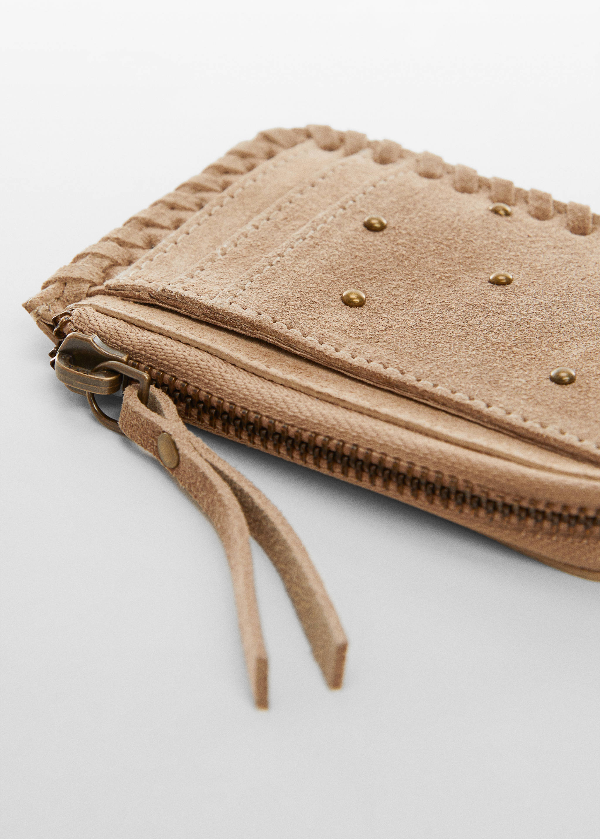 محفظة جلدية مرصعة - تفاصيل المنتج 1