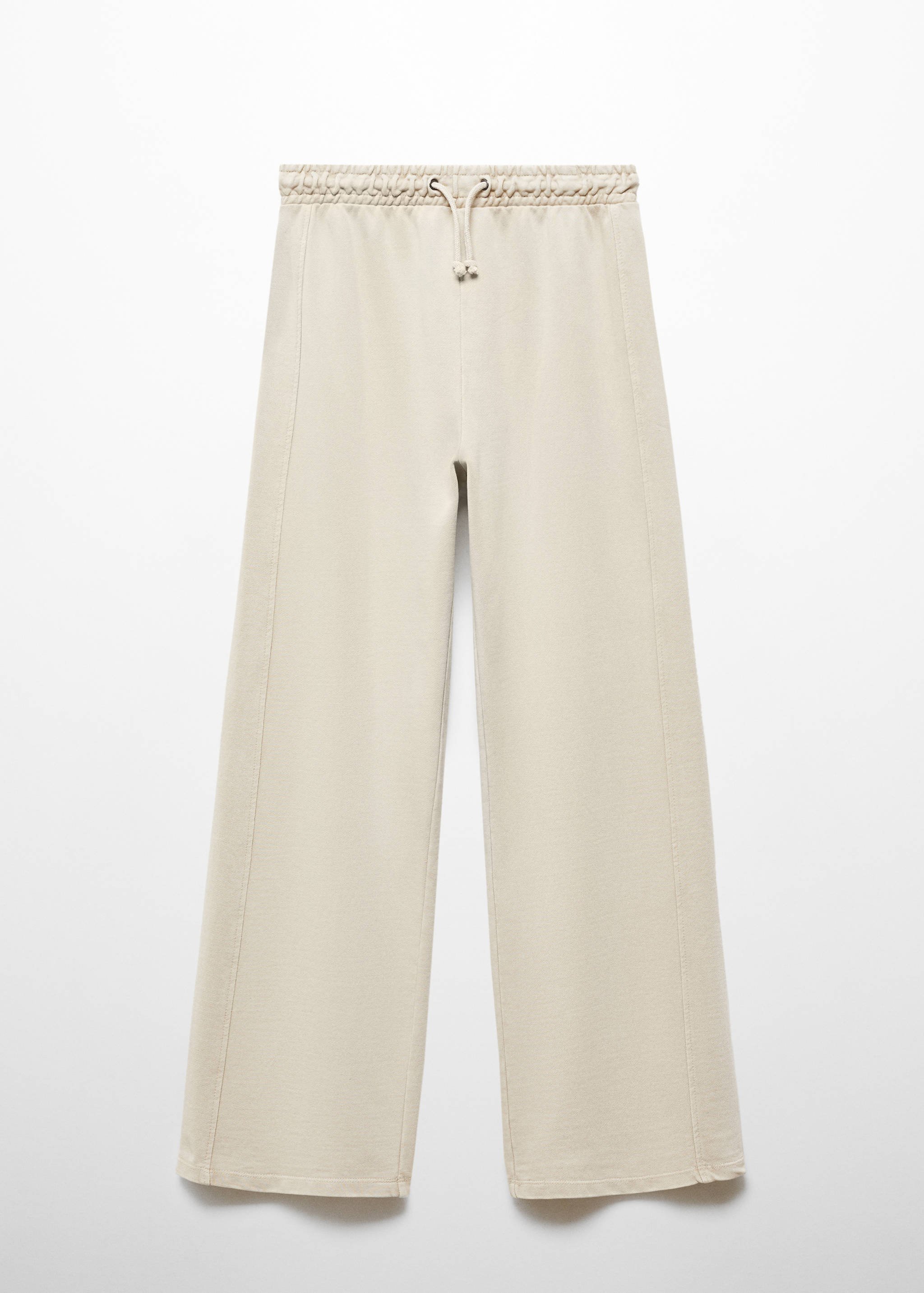 Washed trousers with elastic waist - Article without model