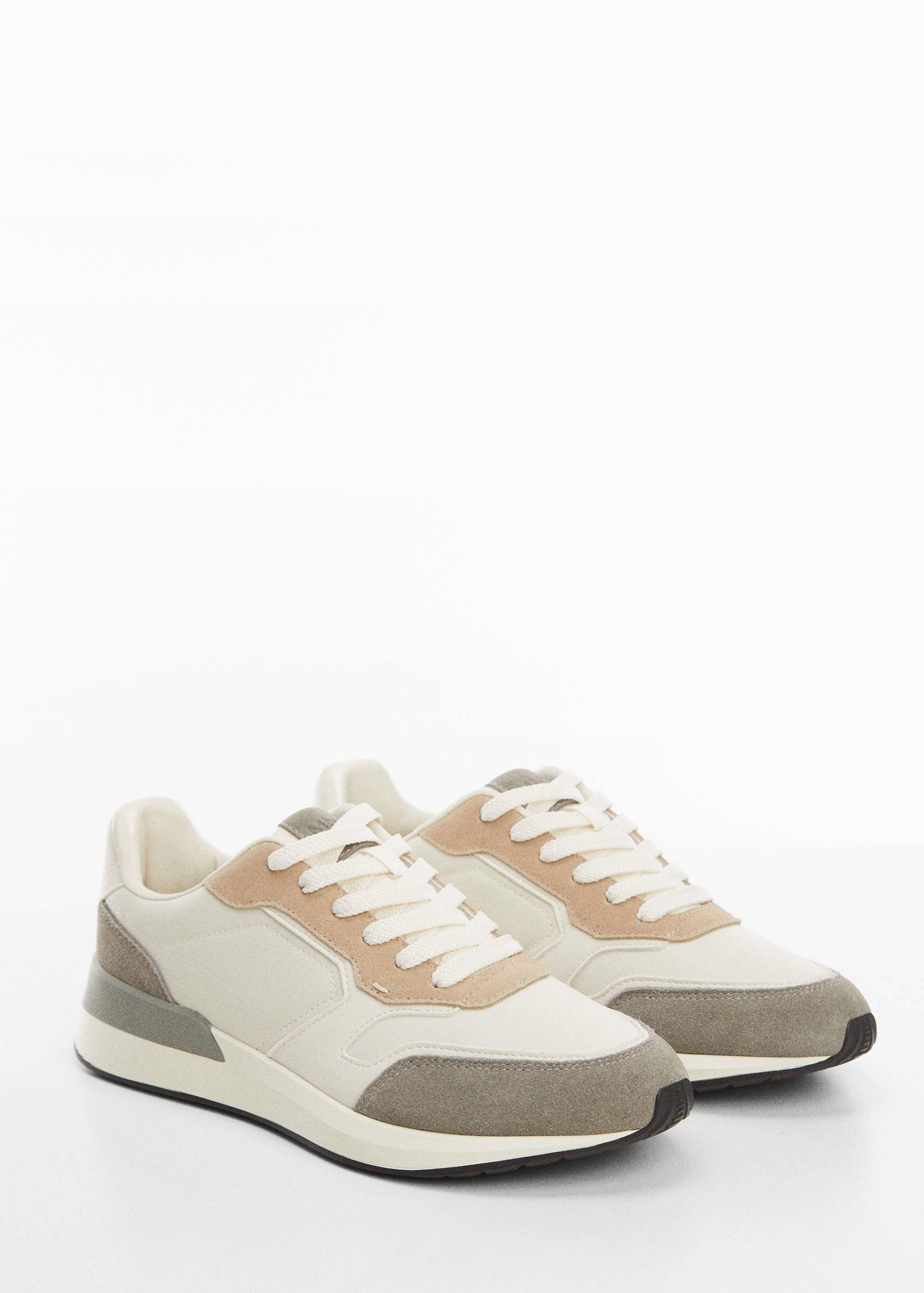 Tennis combinées cuir - Plan moyen