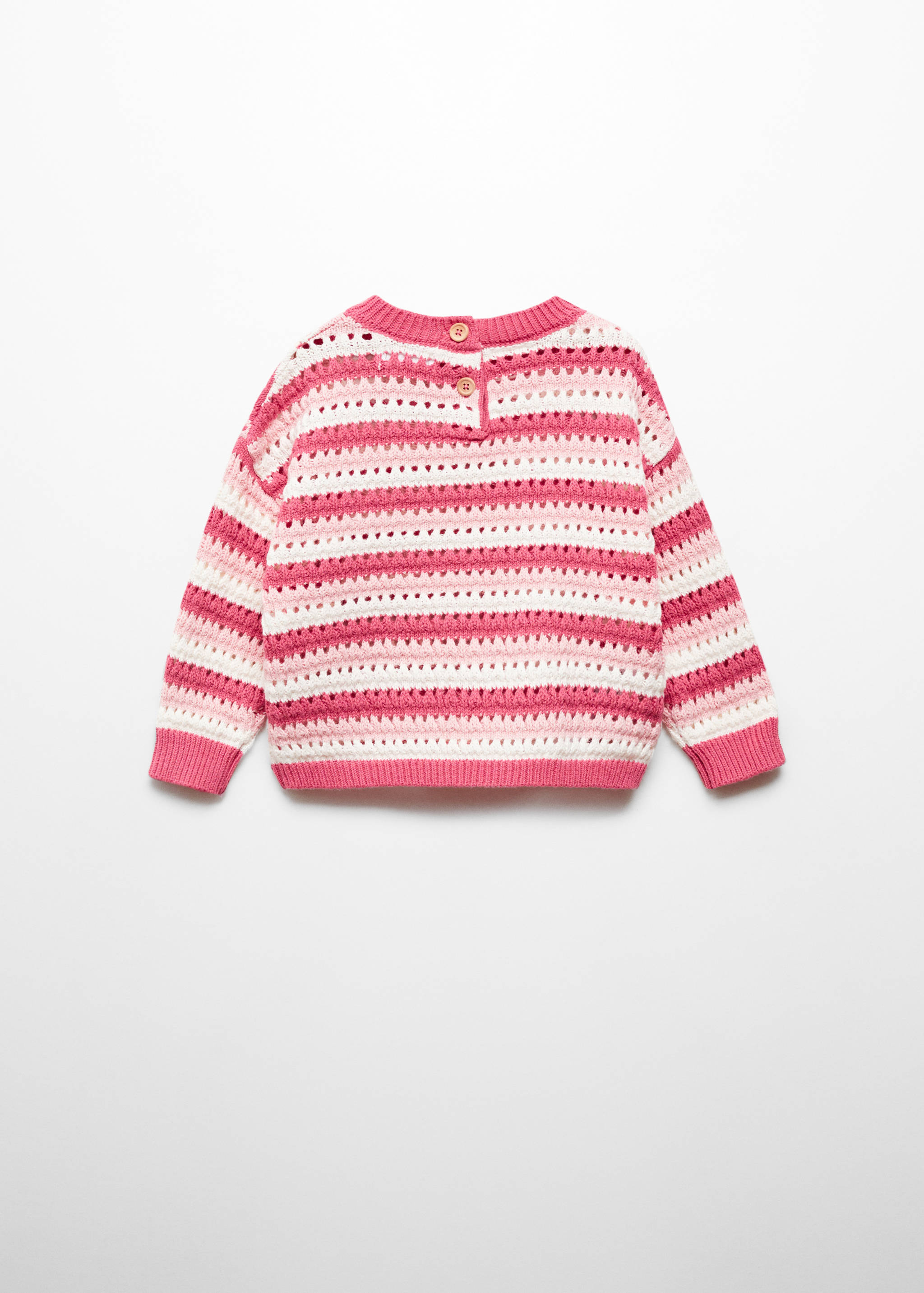 Openwork knit sweater - Reverse of the article