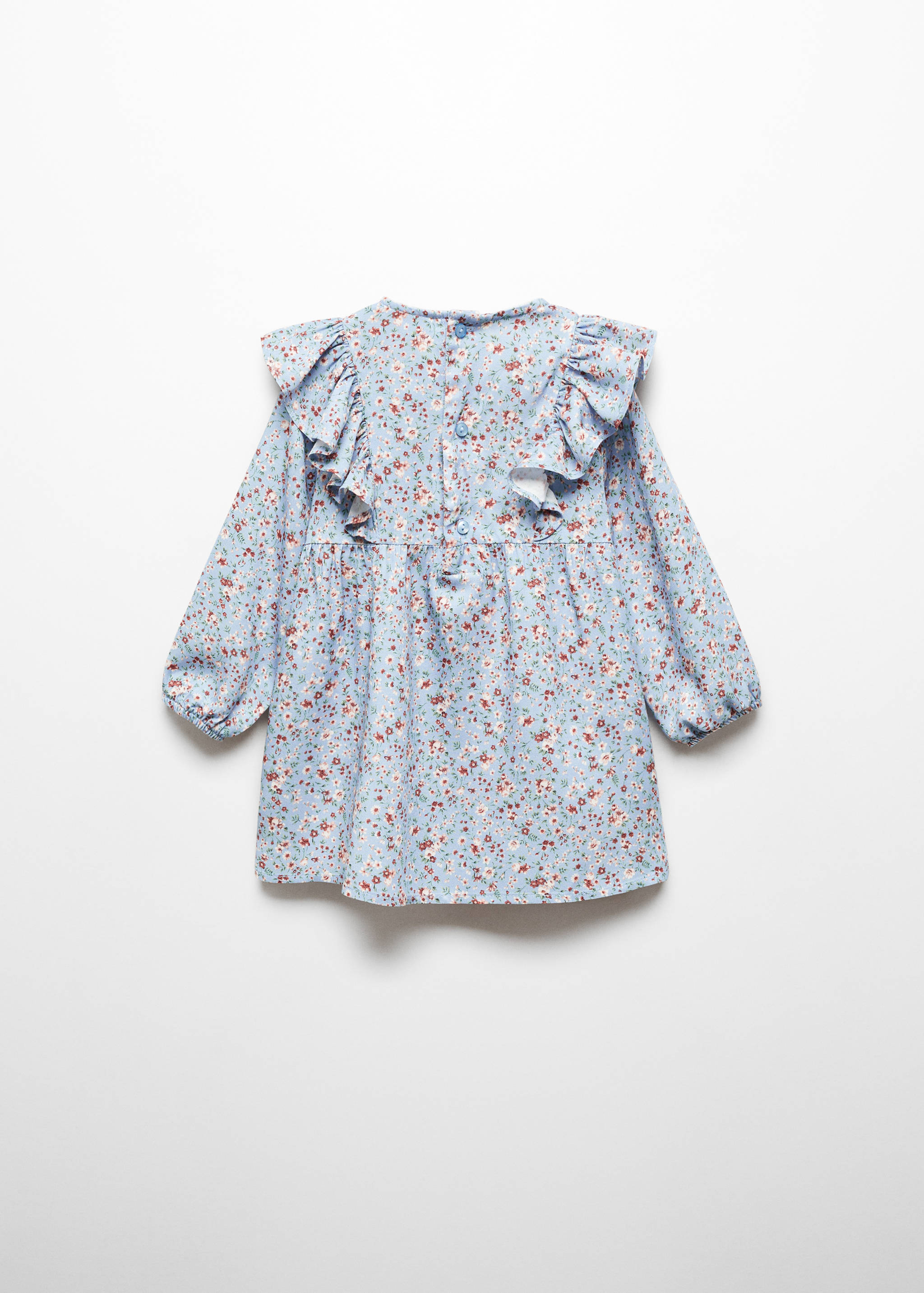 Robe imprimée à volants - Verso de l’article