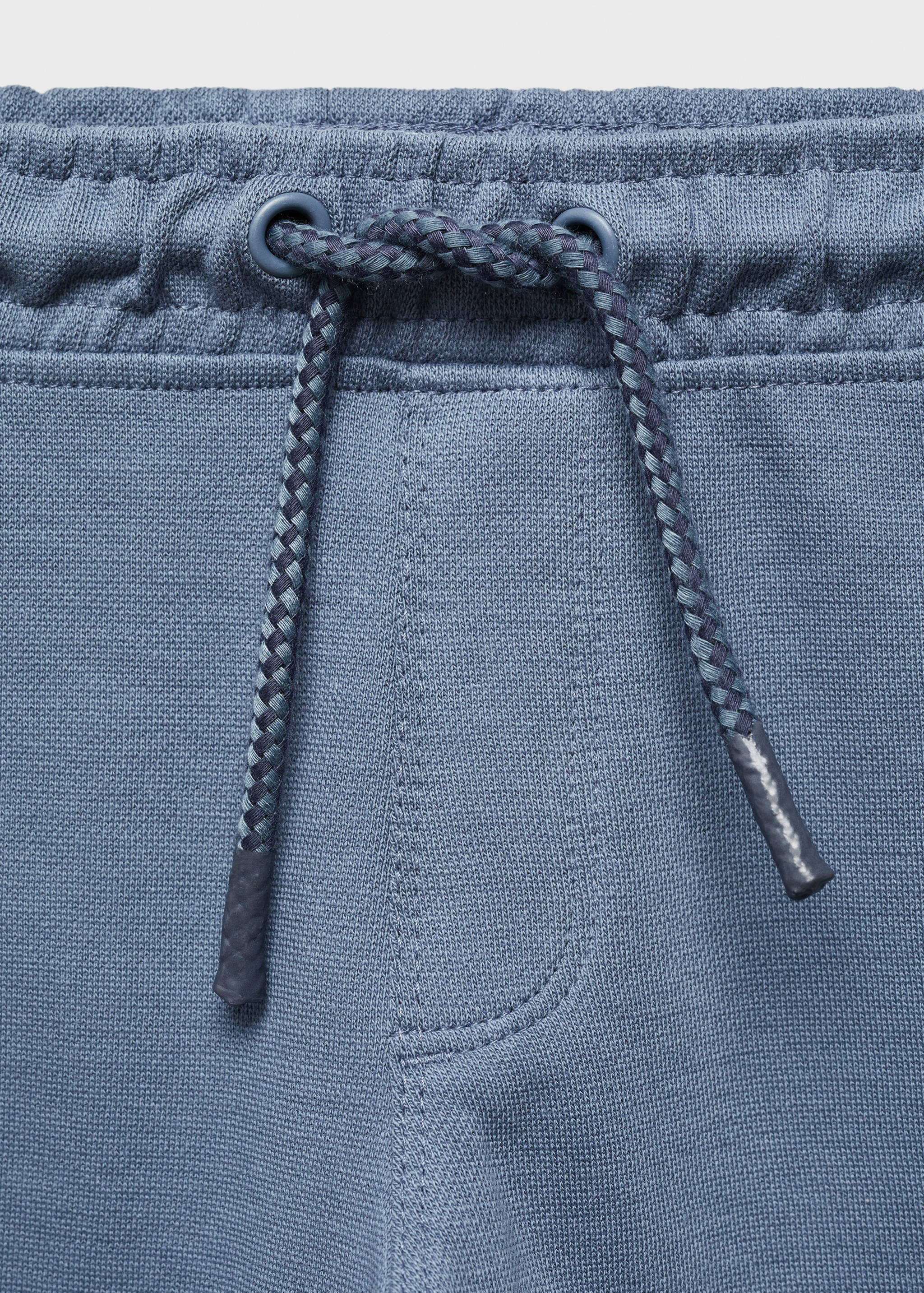 Cotton jogger-style trousers - Details of the article 8