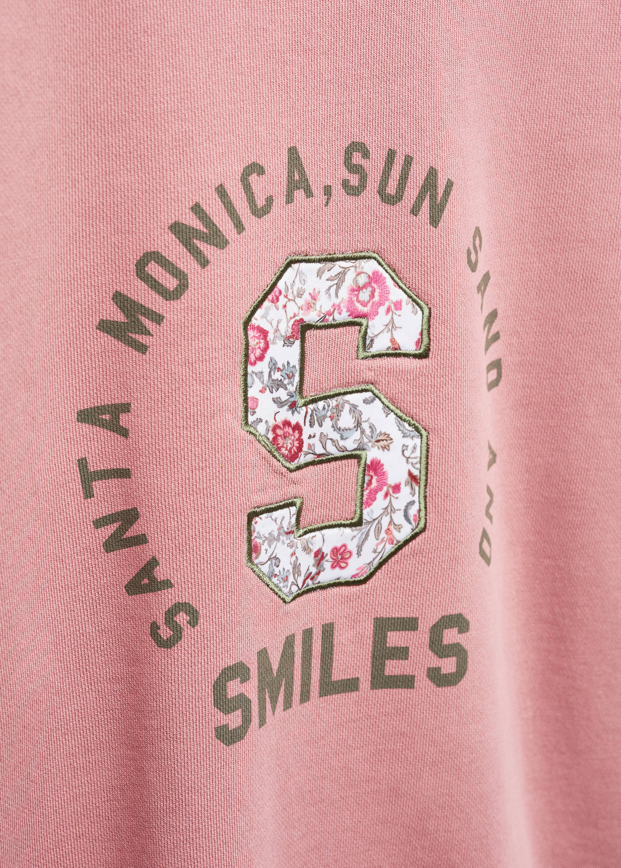 Sweatshirt estampada bordada - Pormenor do artigo 8