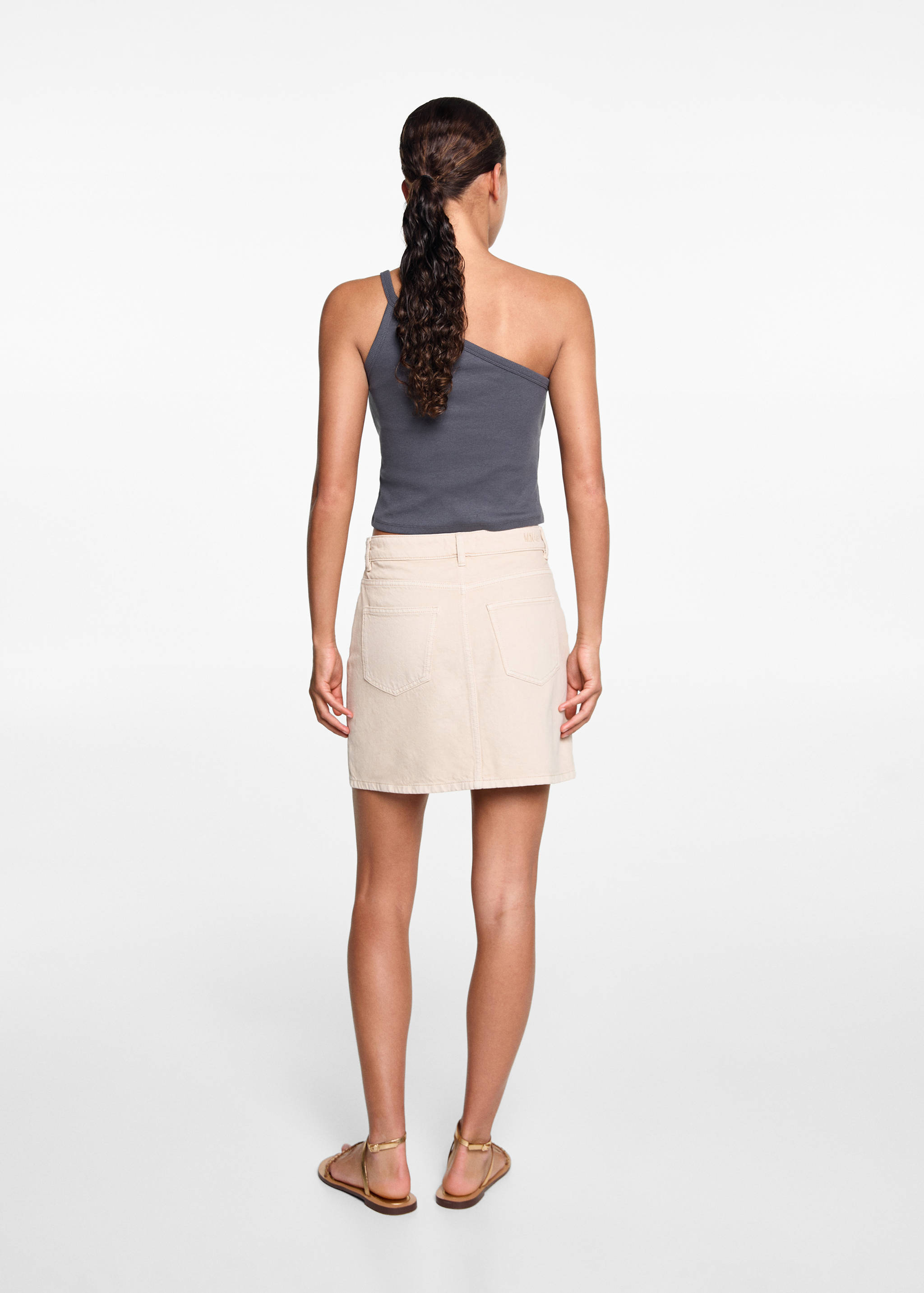 Jupe boutonnée - Verso de l’article