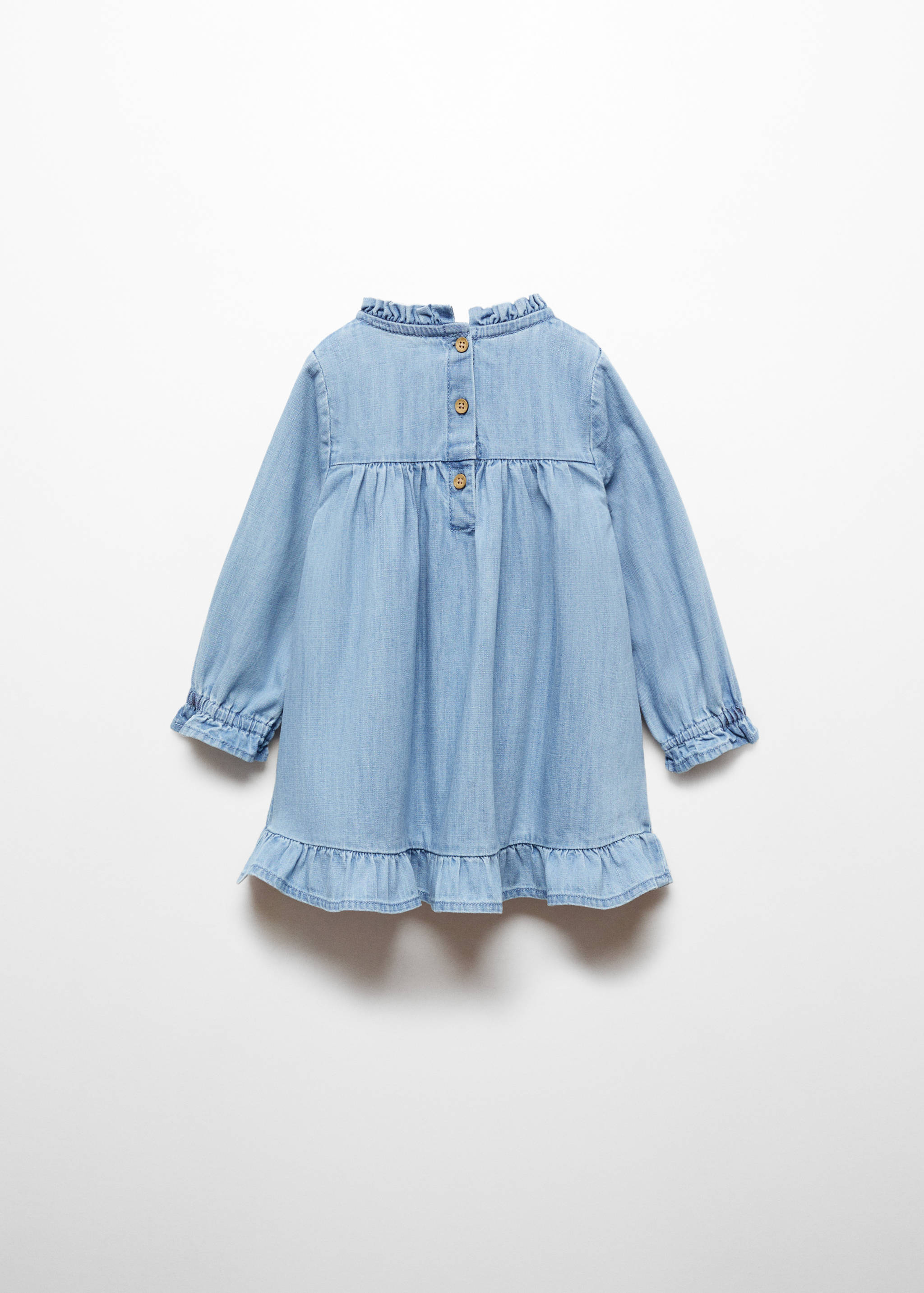 Hímzett virágos ruha - A cikk hátulja