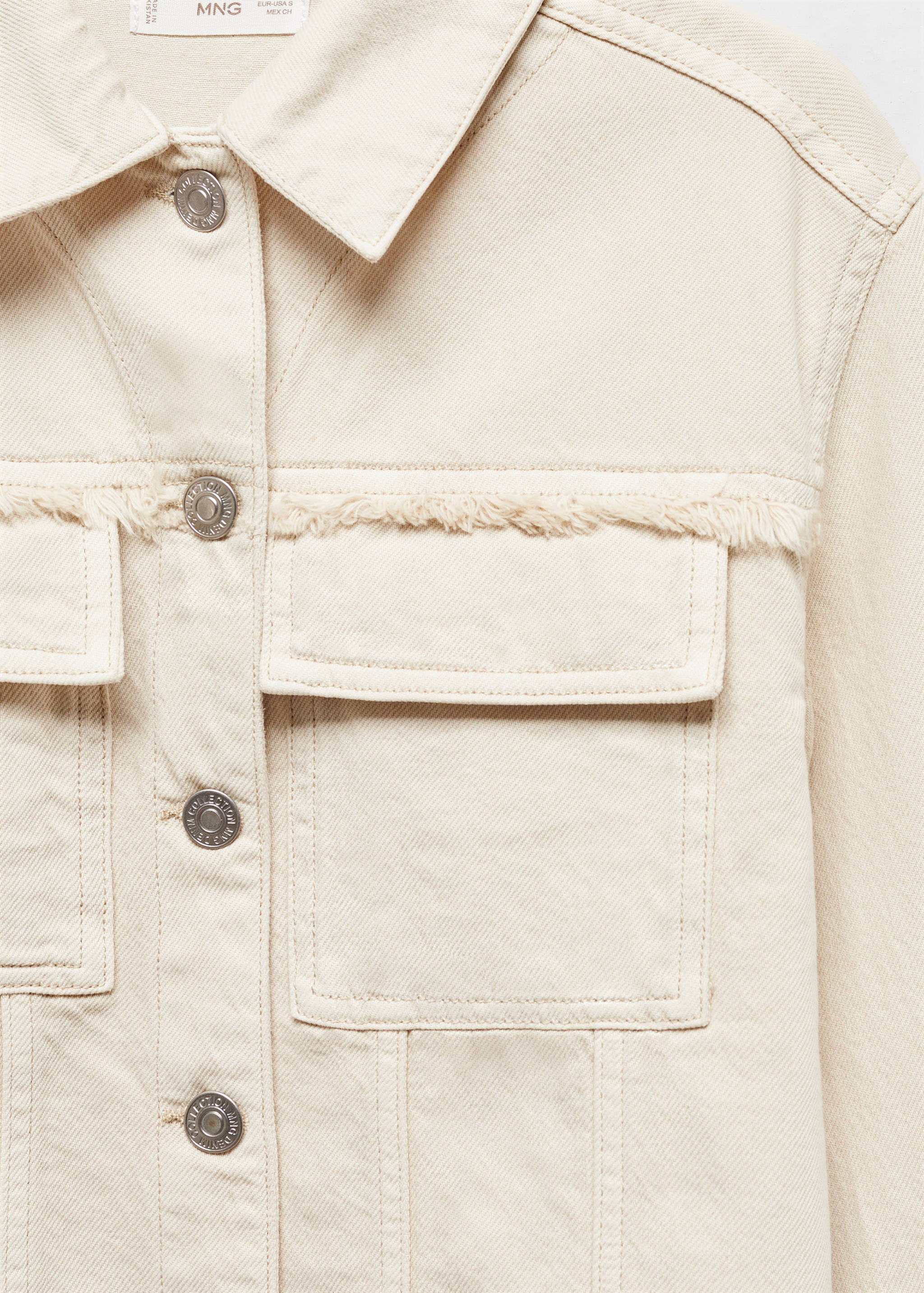 Pocketed denim jacket - Details of the article 8