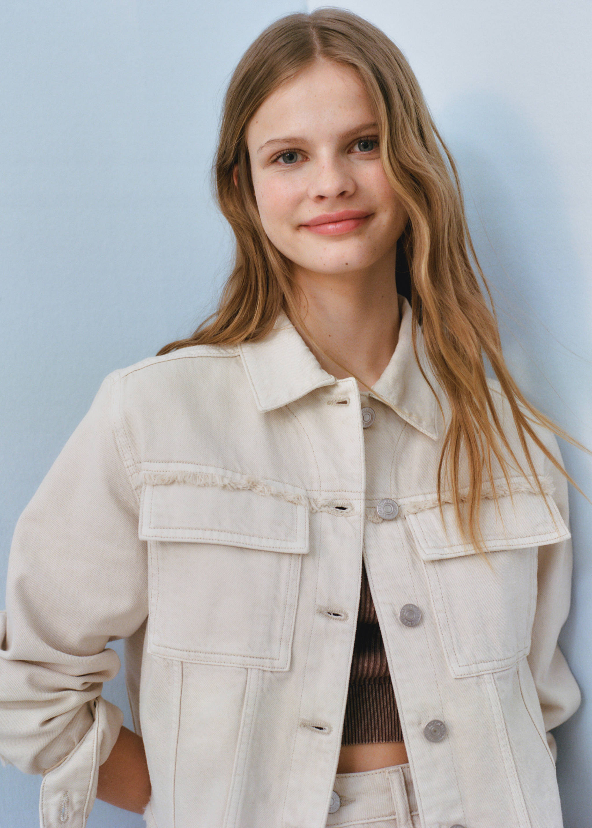 Pocketed denim jacket - Details of the article 5