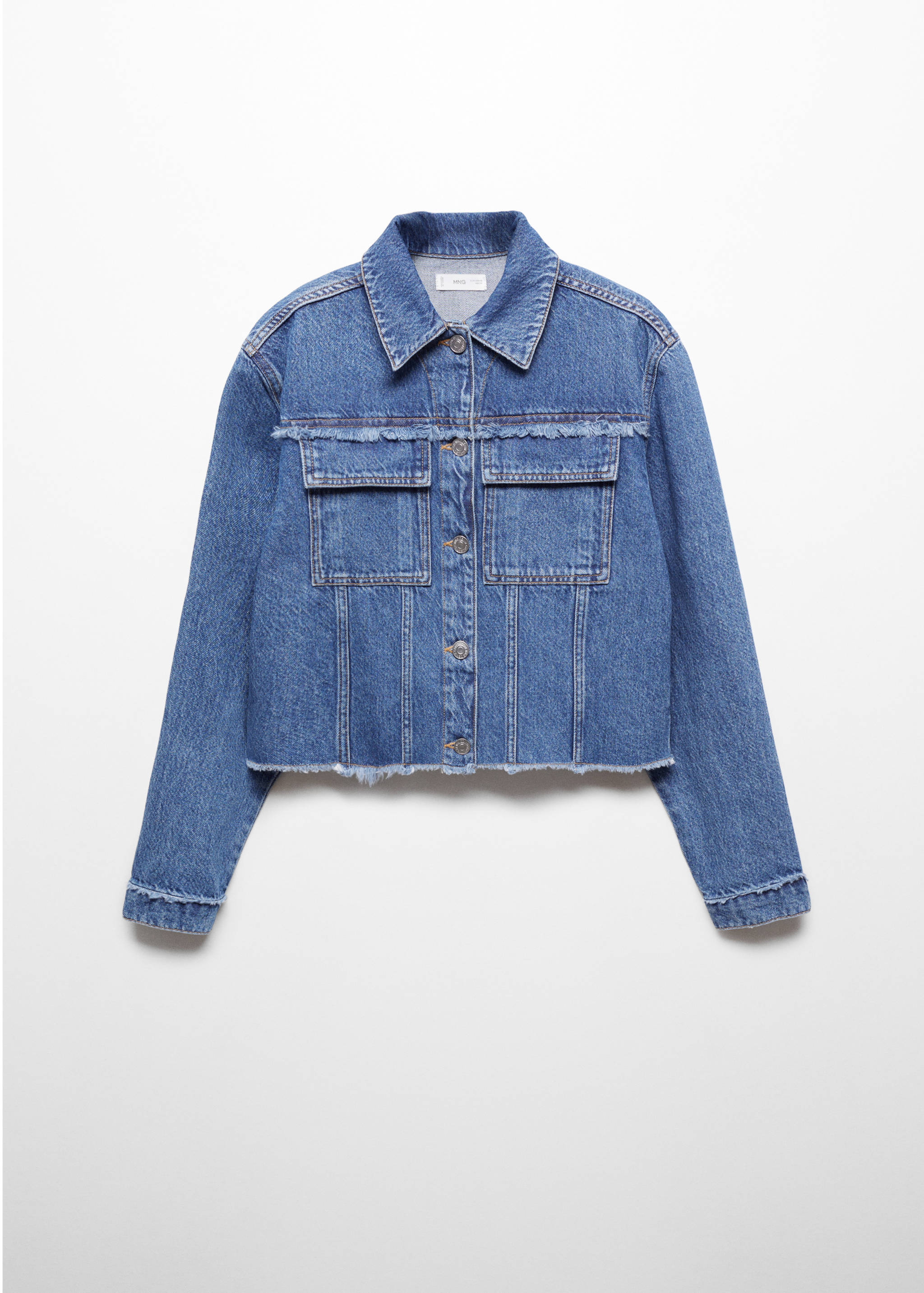 Pocketed denim jacket - Article without model