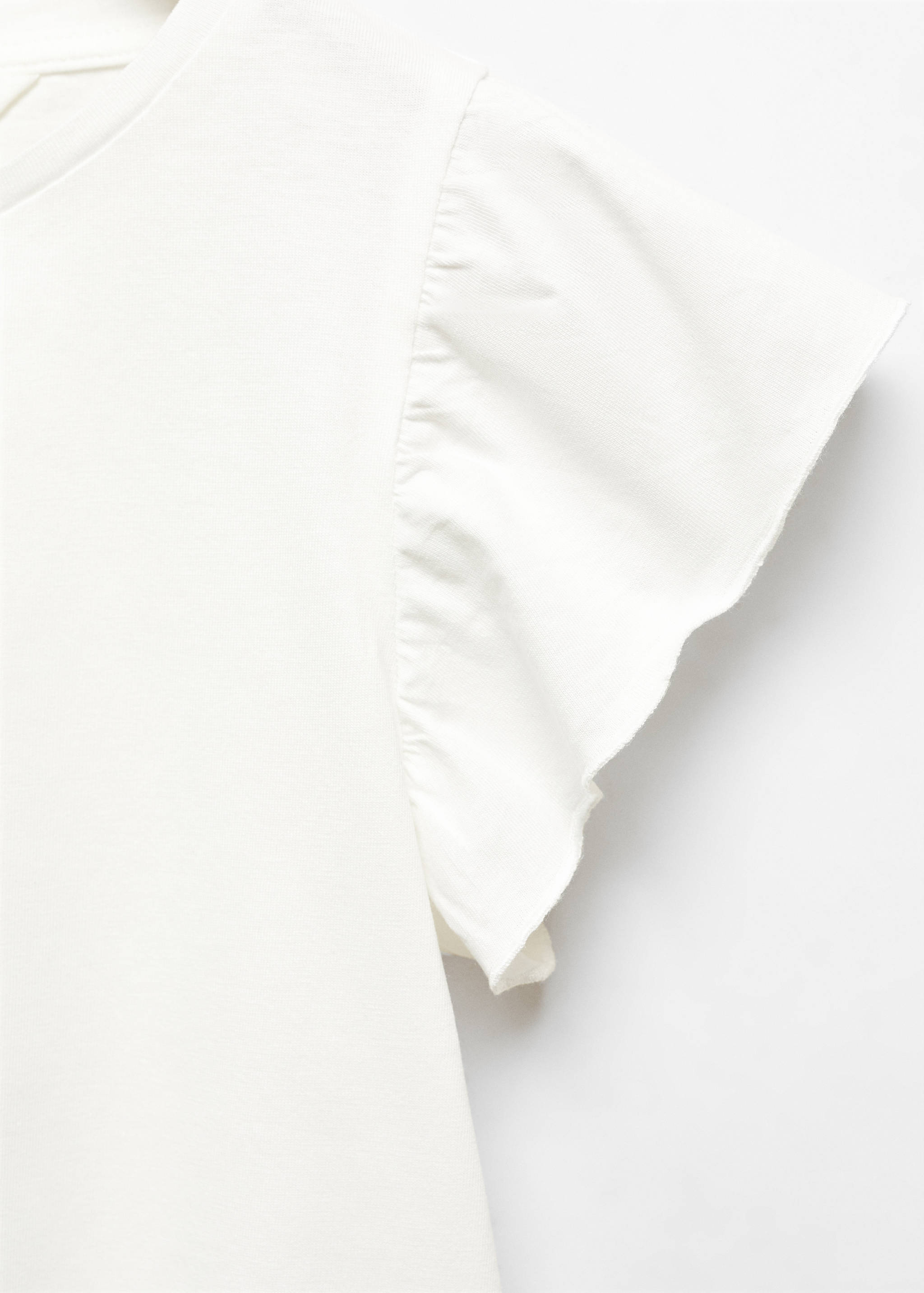 Short-sleeved ruffle t-shirt - Details of the article 8