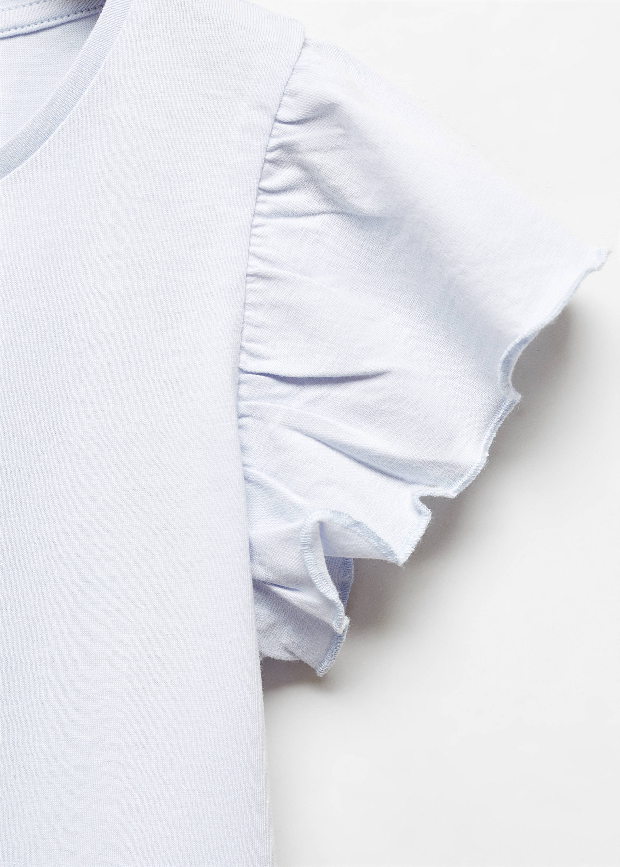 Short-sleeved ruffle t-shirt - Details of the article 8