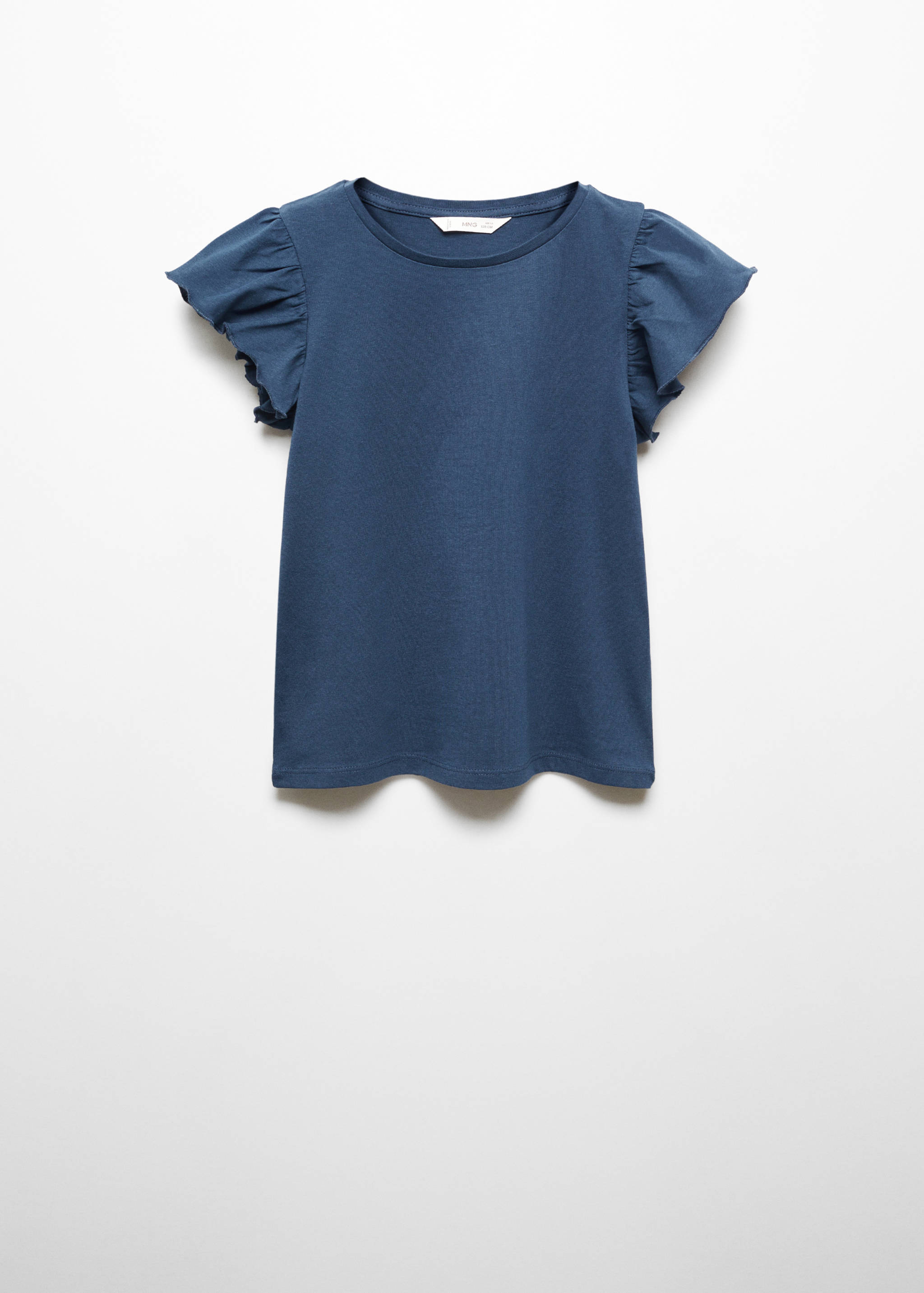 Short-sleeved ruffle t-shirt - Article without model