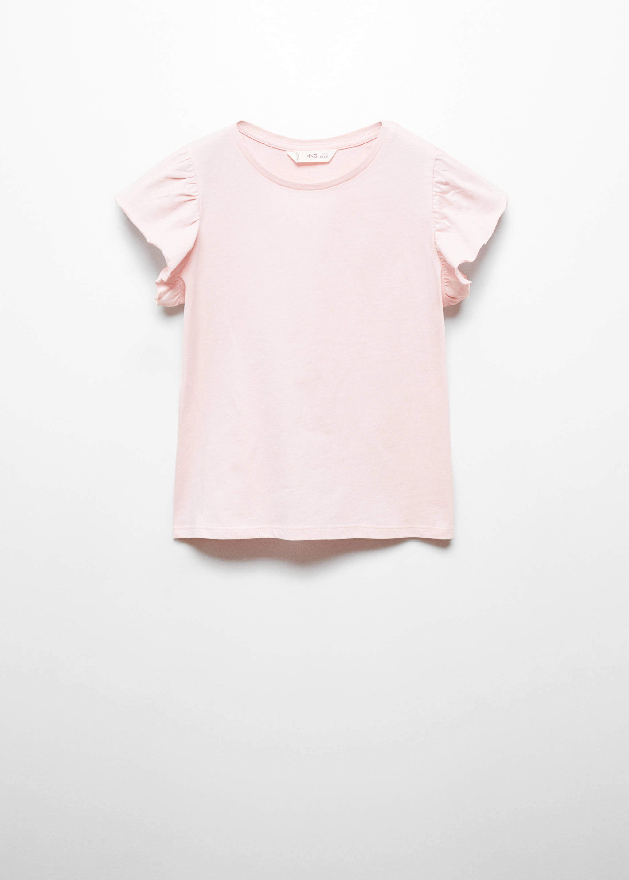 Short-sleeved ruffle t-shirt - Article without model