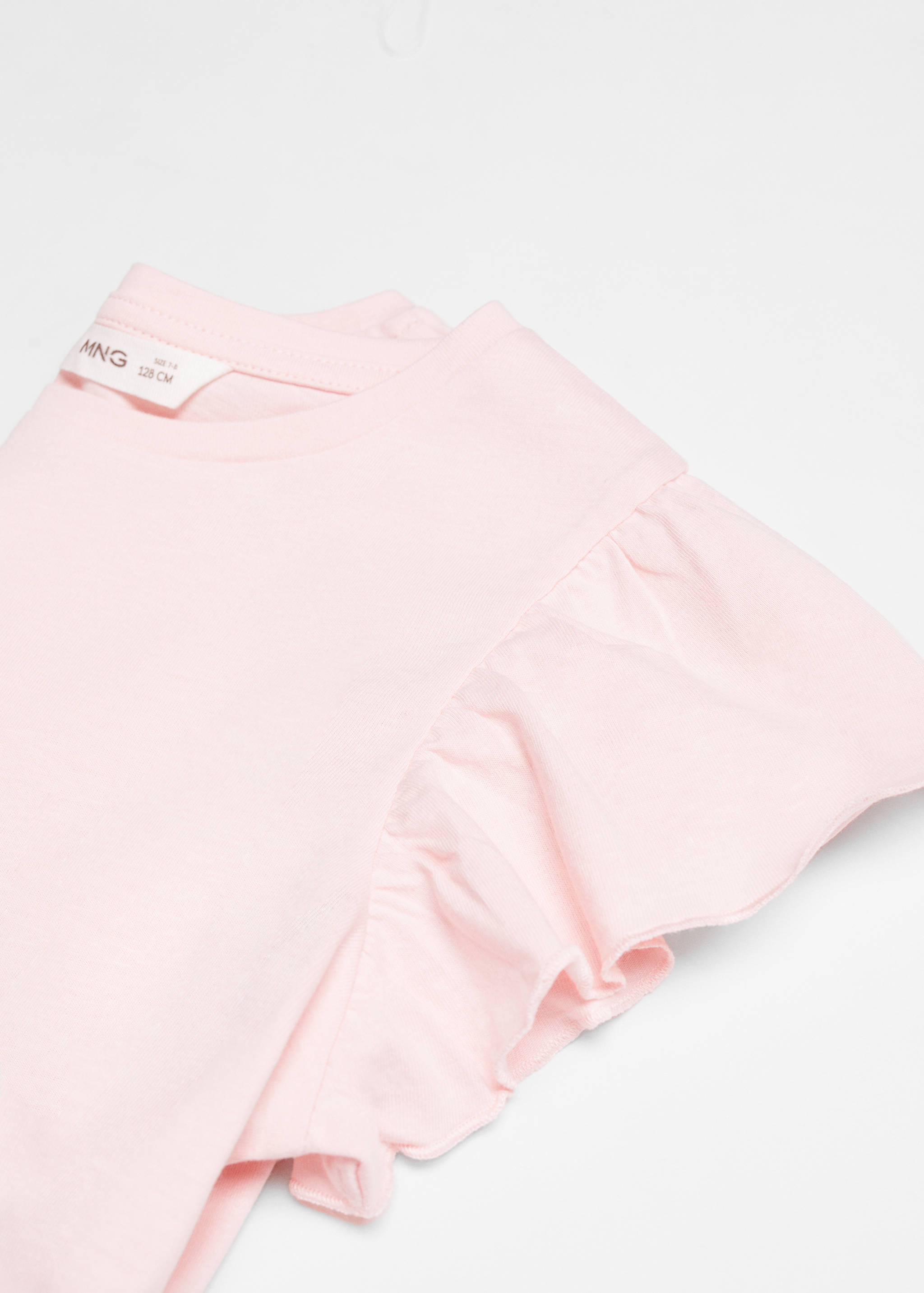 Short-sleeved ruffle t-shirt - Details of the article 8