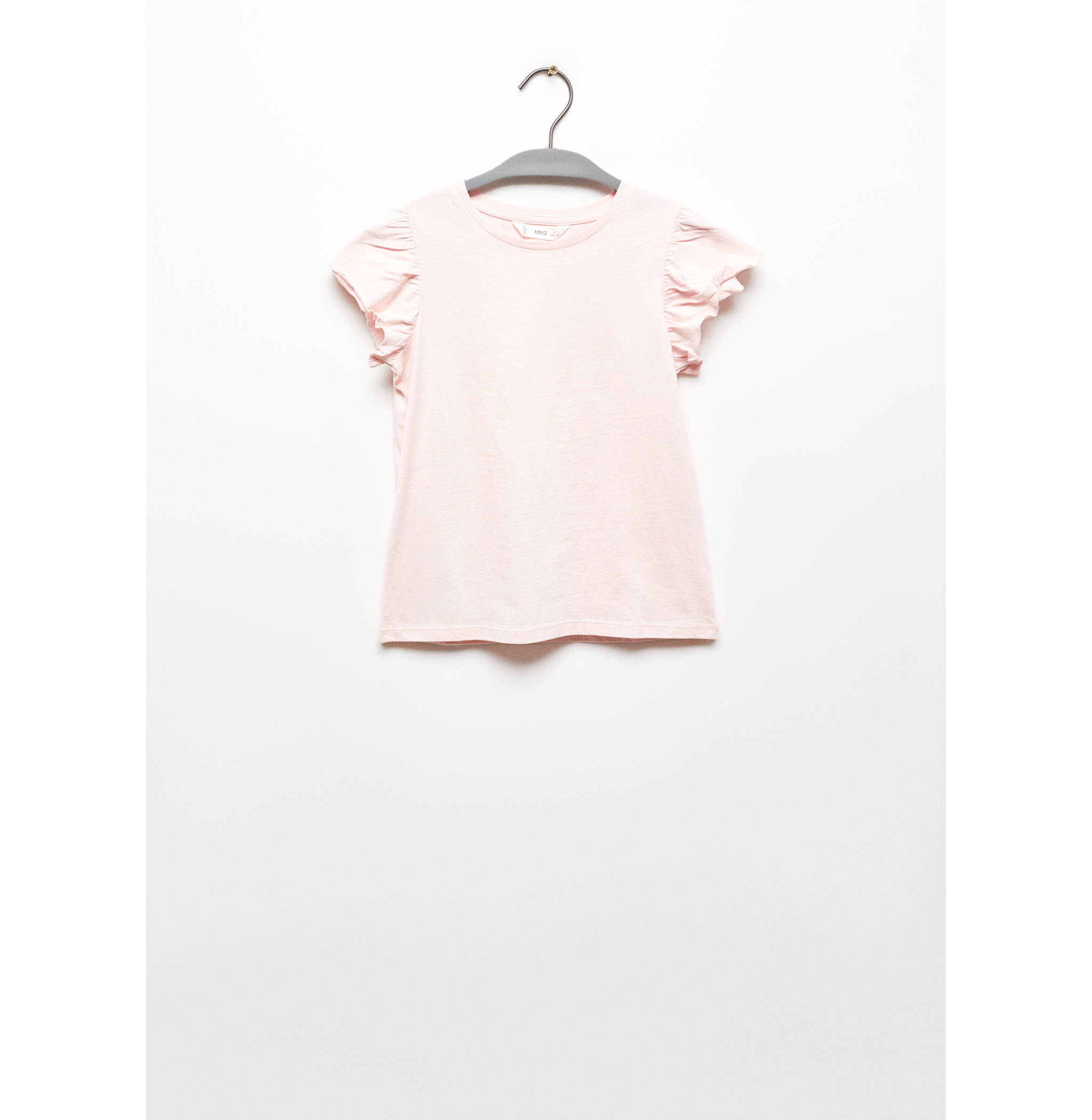 Short-sleeved ruffle t-shirt - Article without model