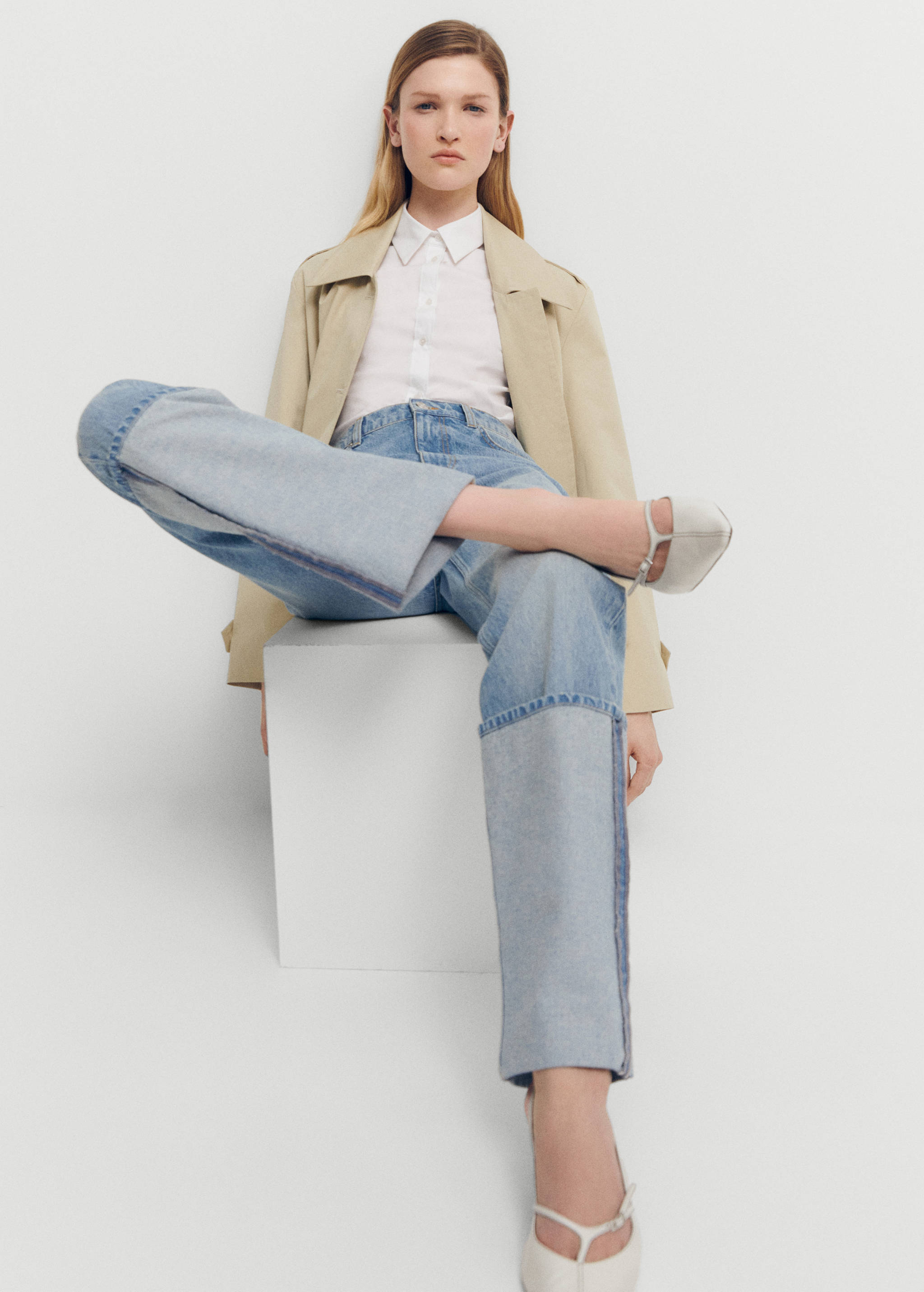 Jean droit à revers - Détail de l'article 2