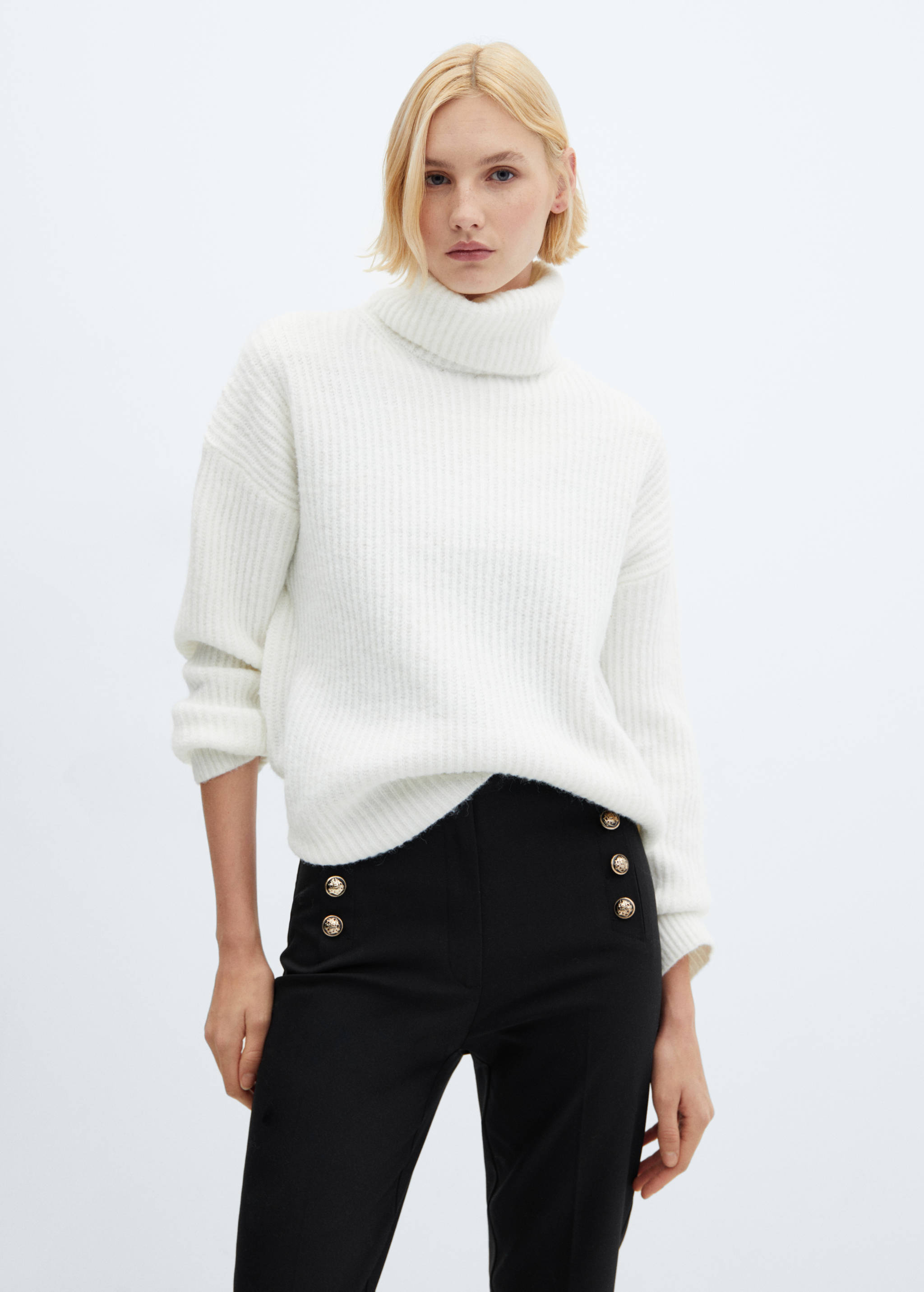 Pantalón crop botones - Detalle del artículo 1