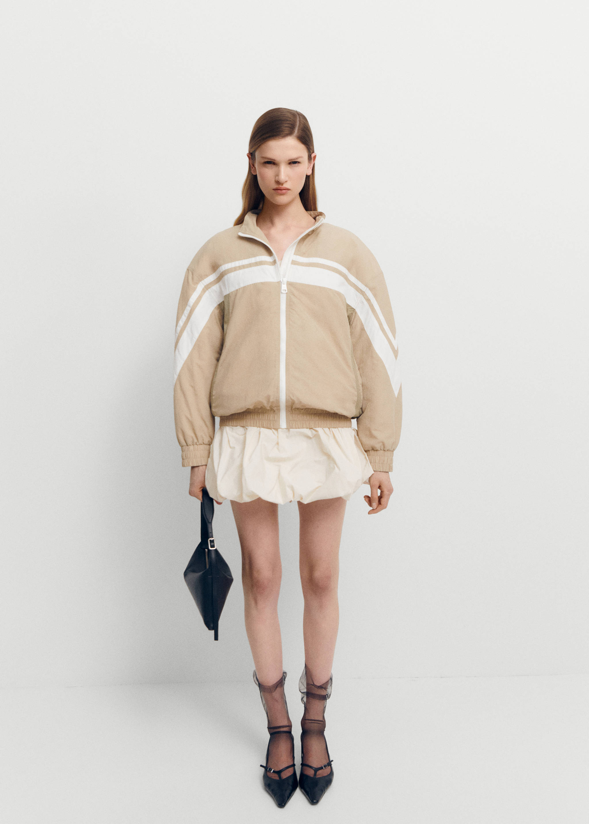 Veste bomber intérieur matelassé - Plan général