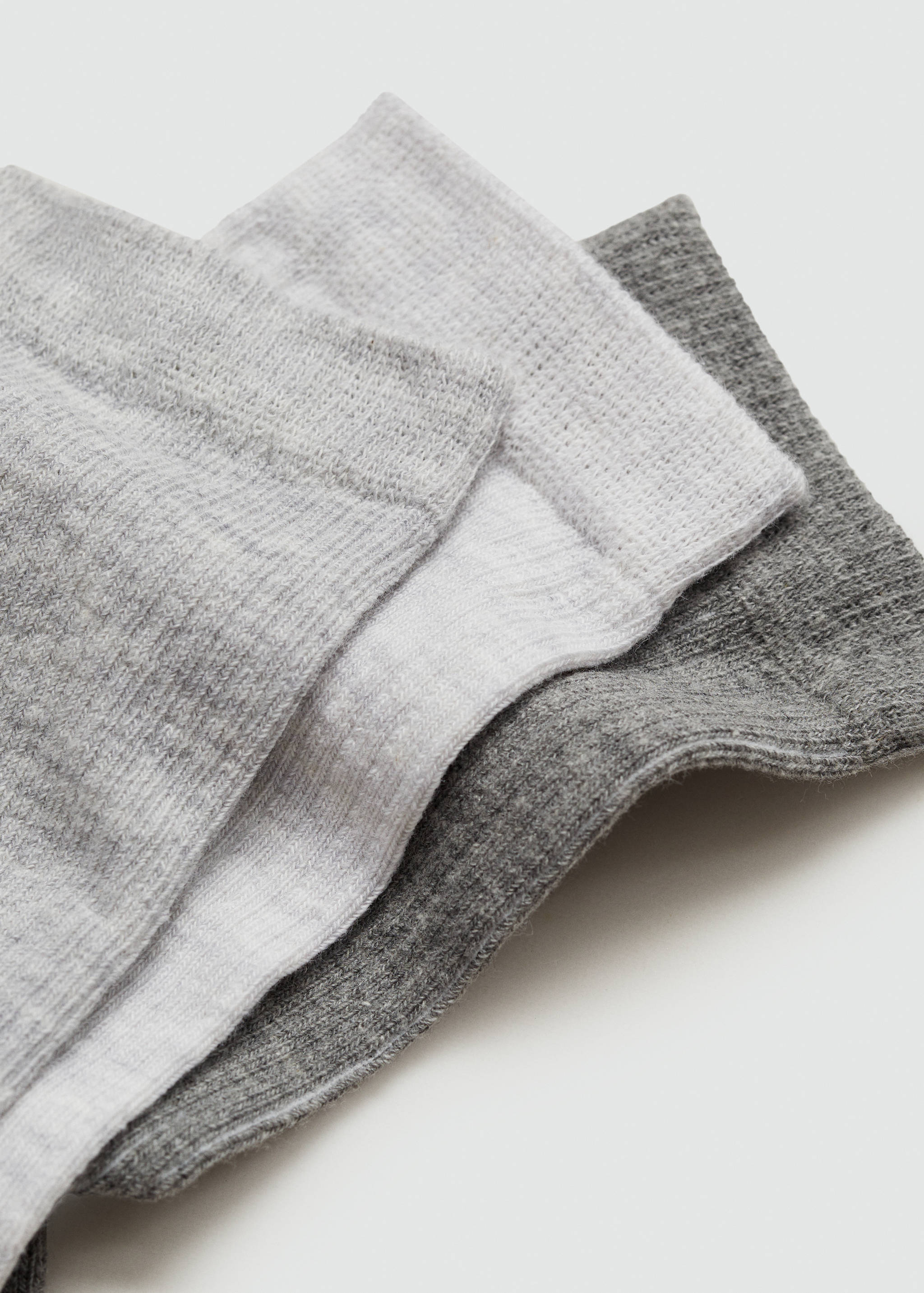 Lot 3 paires de chaussettes côtelées coton - Détail de l'article 8