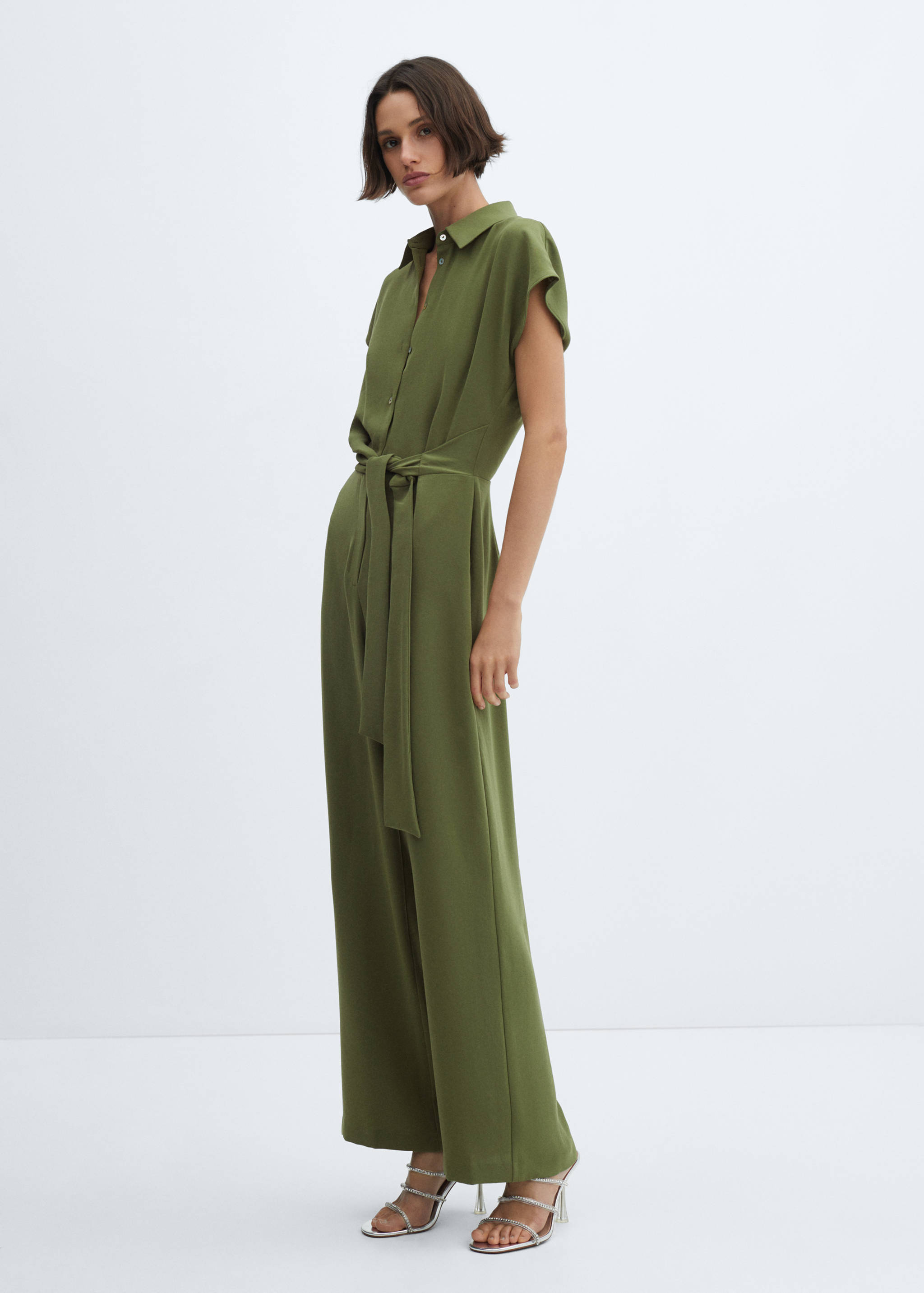 Bow long jumpsuit - General plane