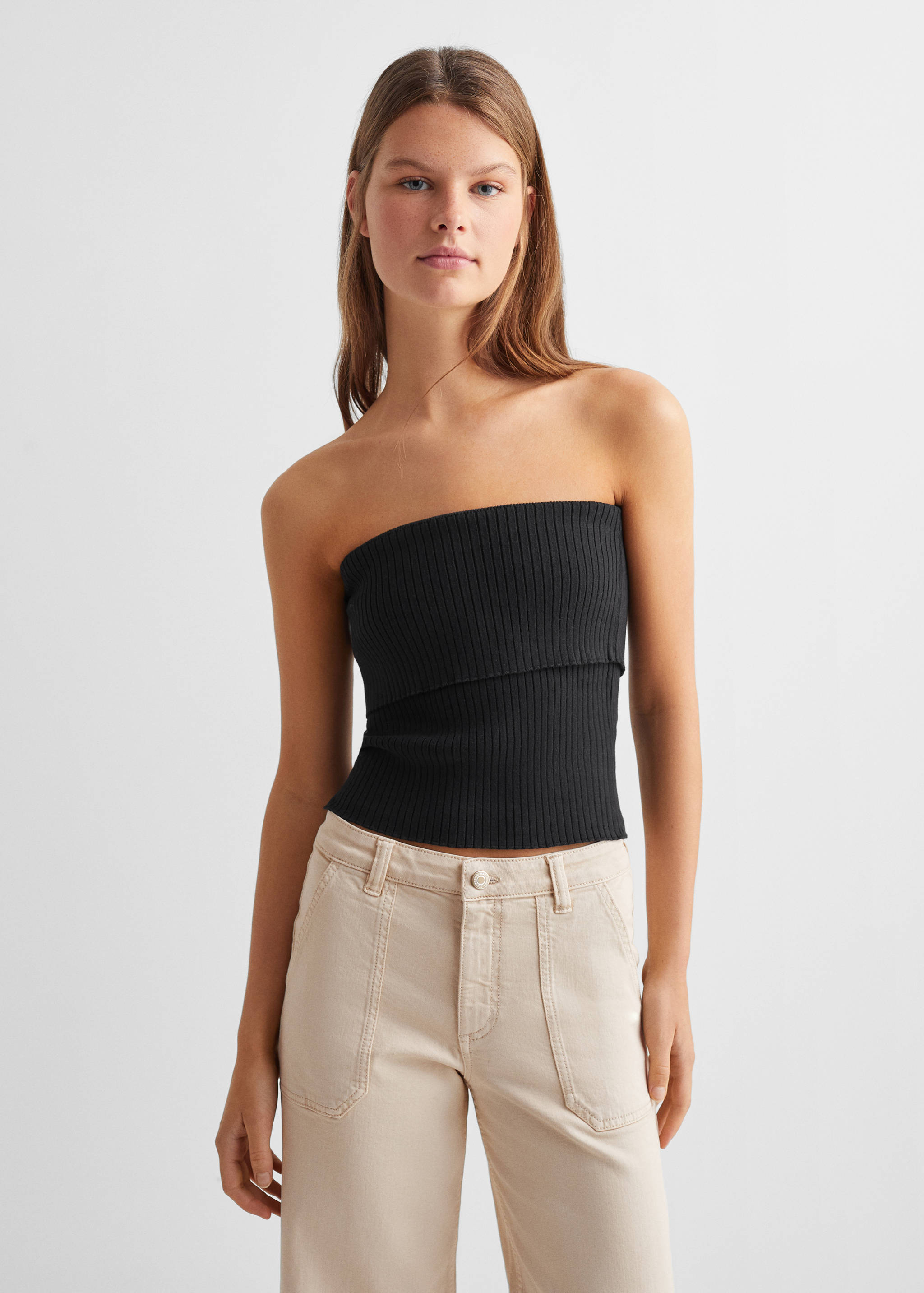 Strapless top - Medium plane