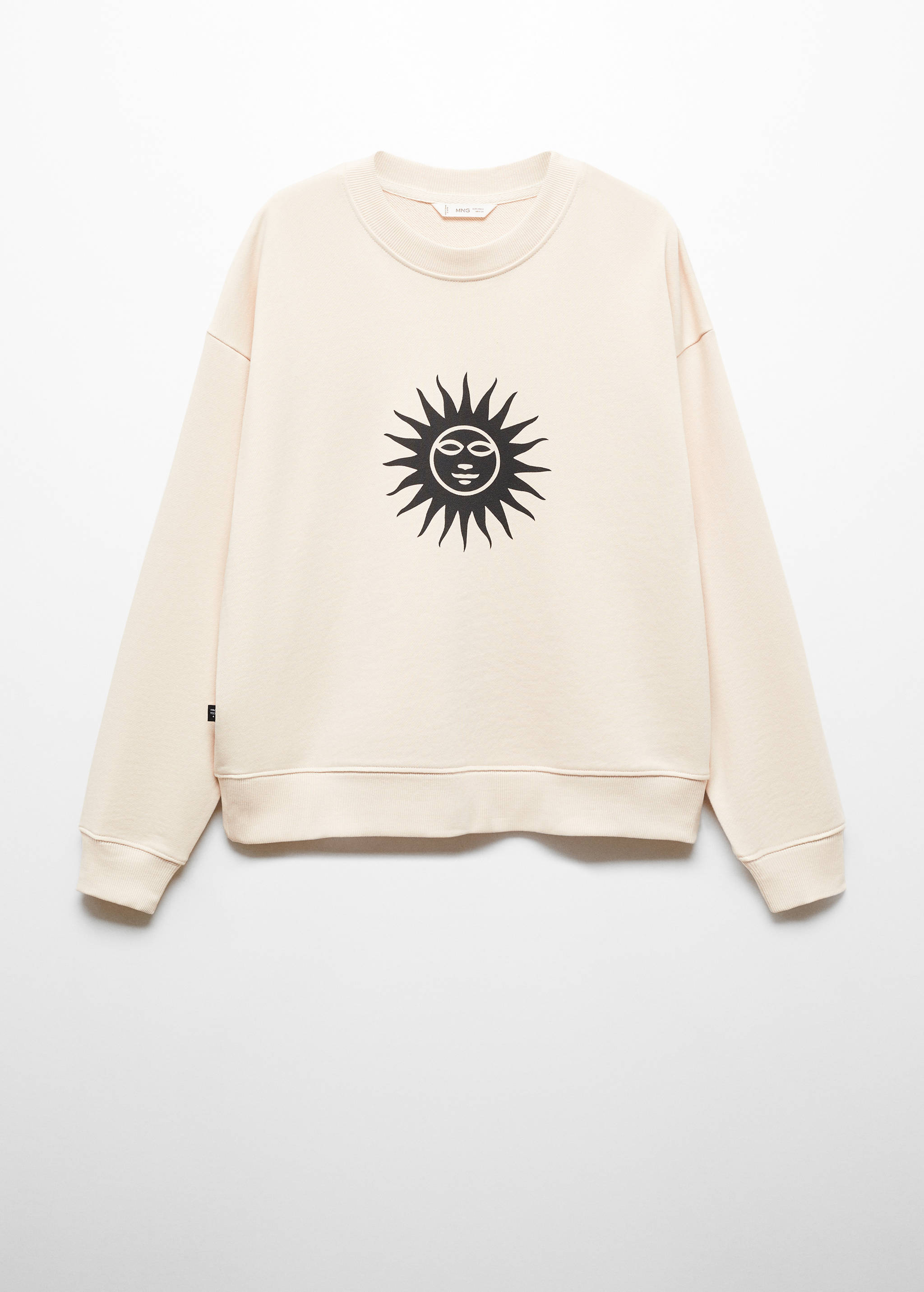 Printed cotton sweatshirt - Article without model
