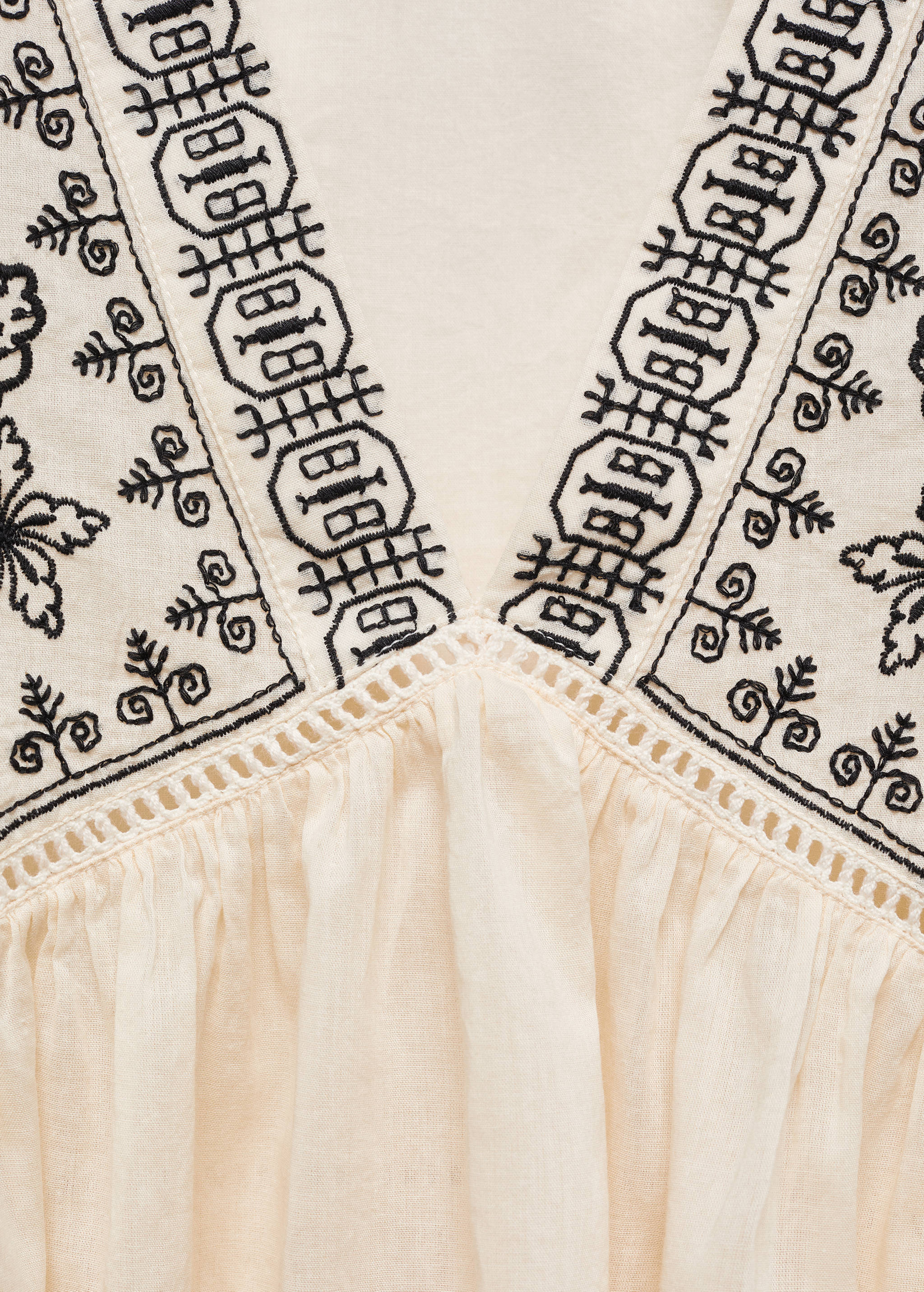 Floral embroidery blouse - Details of the article 8