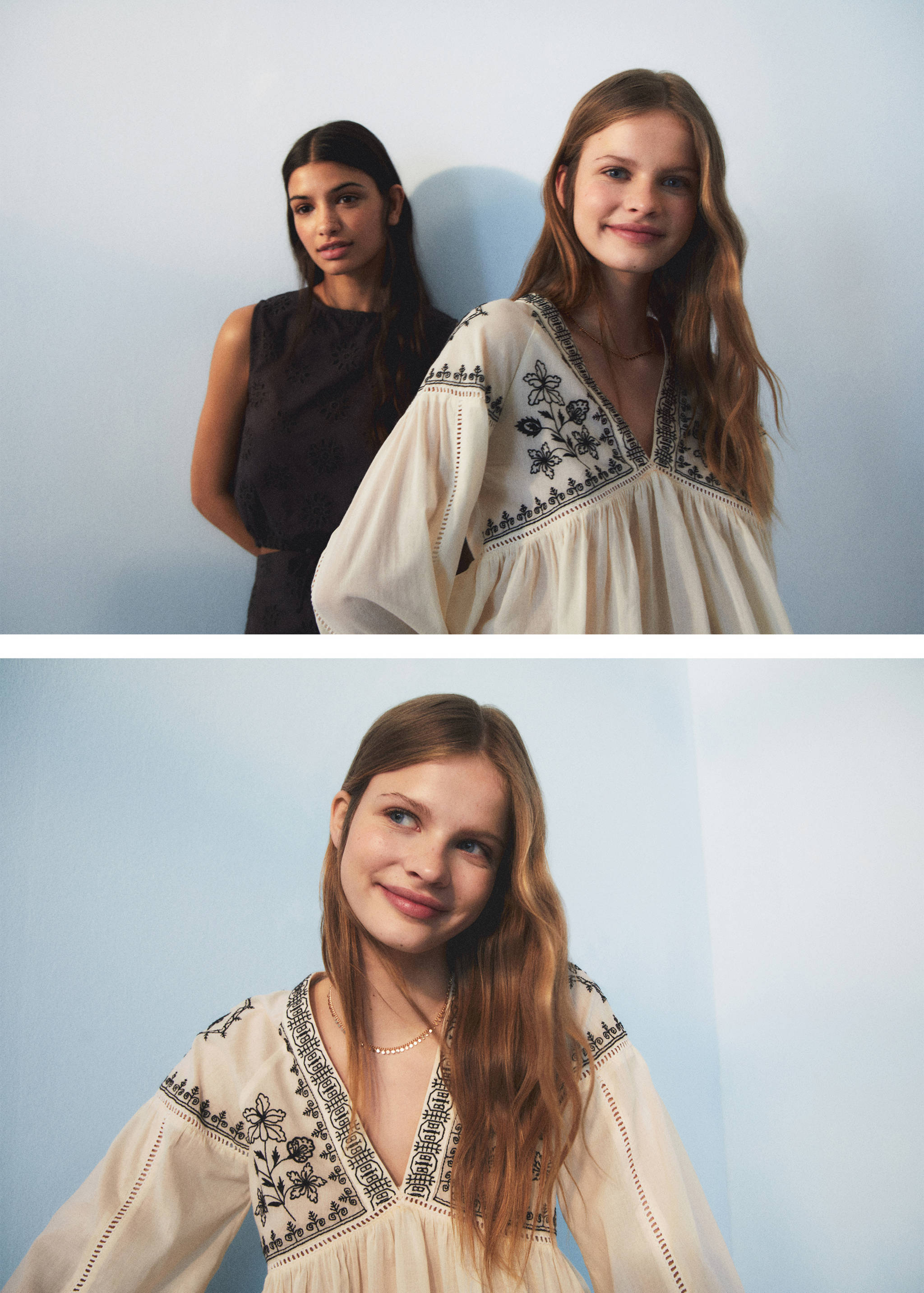 Floral embroidery blouse - Details of the article 5