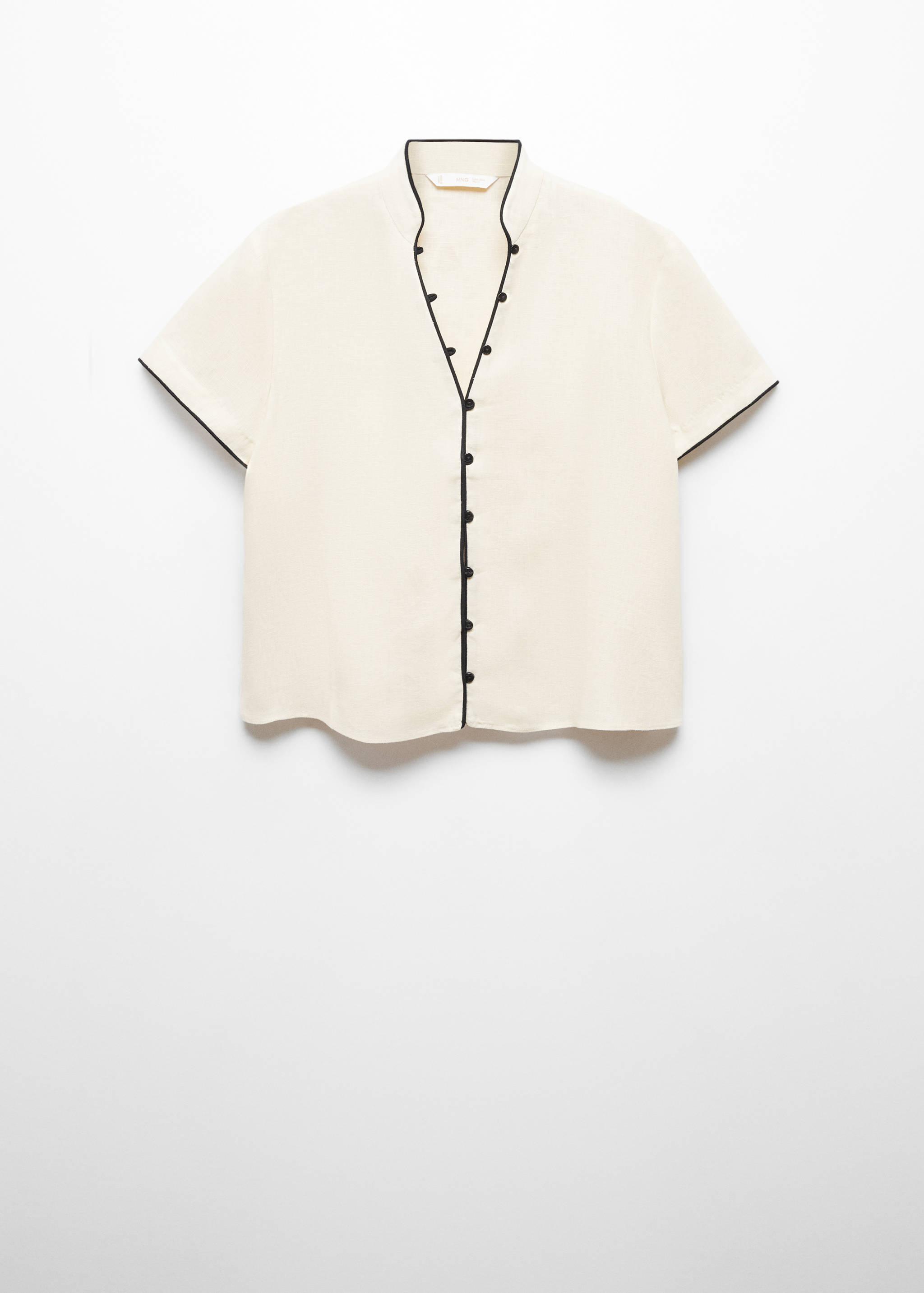 Button linen shirt - Article without model