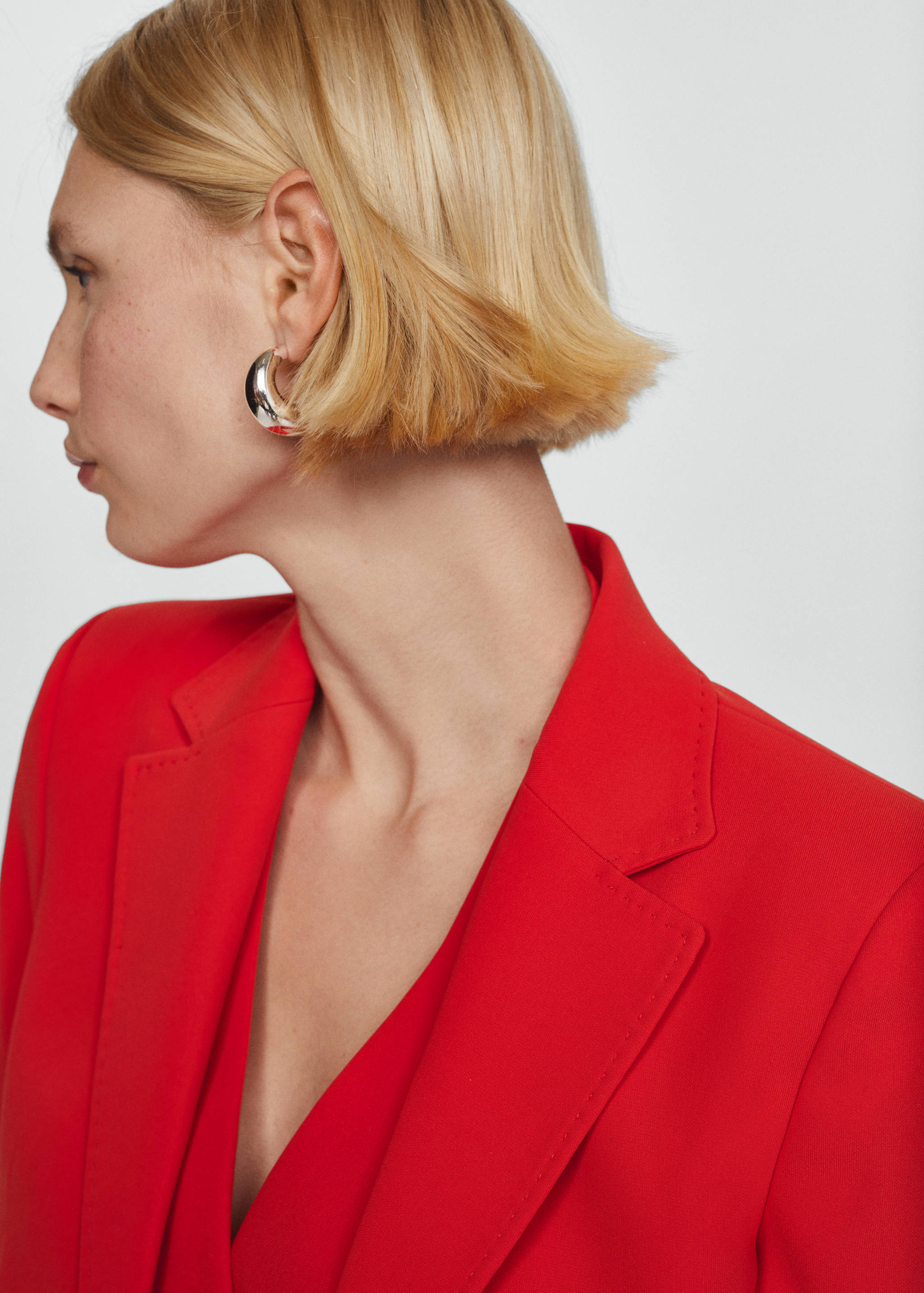 Double-breasted suit blazer - Details of the article 1