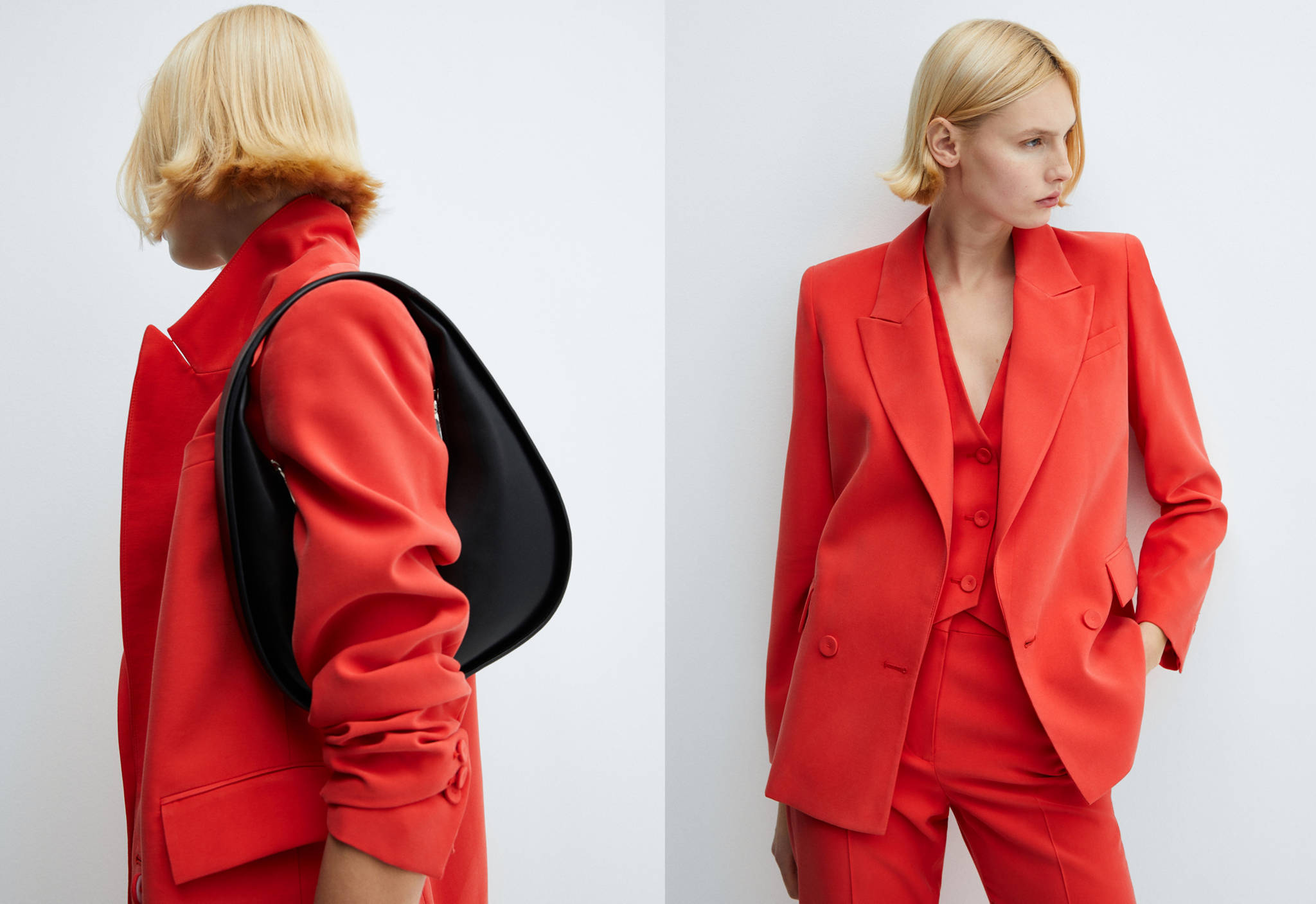 Double-breasted suit blazer - Panoramic plane