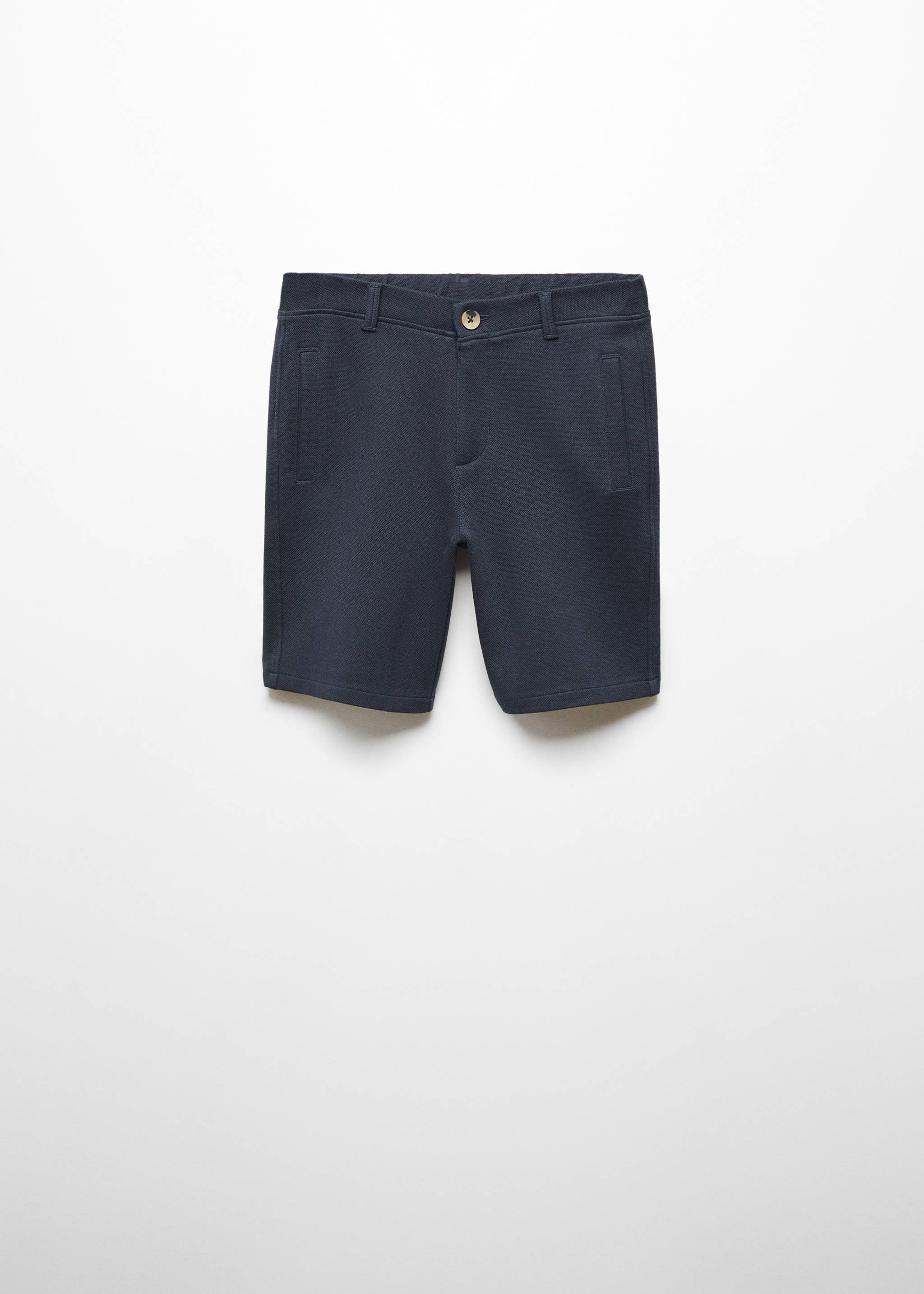 Bermuda slim-fit chino coton - Article sans modèle