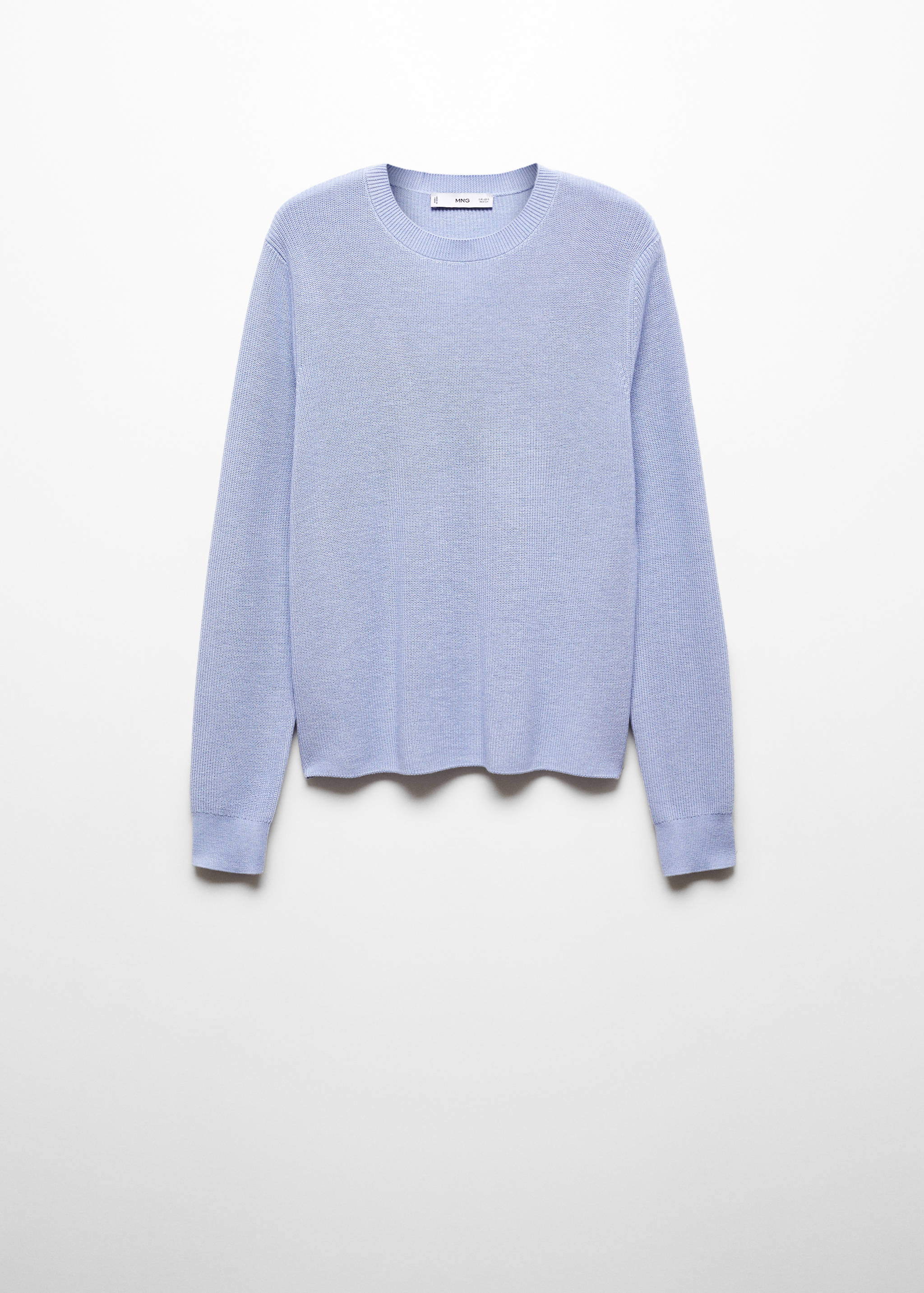 Round-neck knitted sweater - Article without model