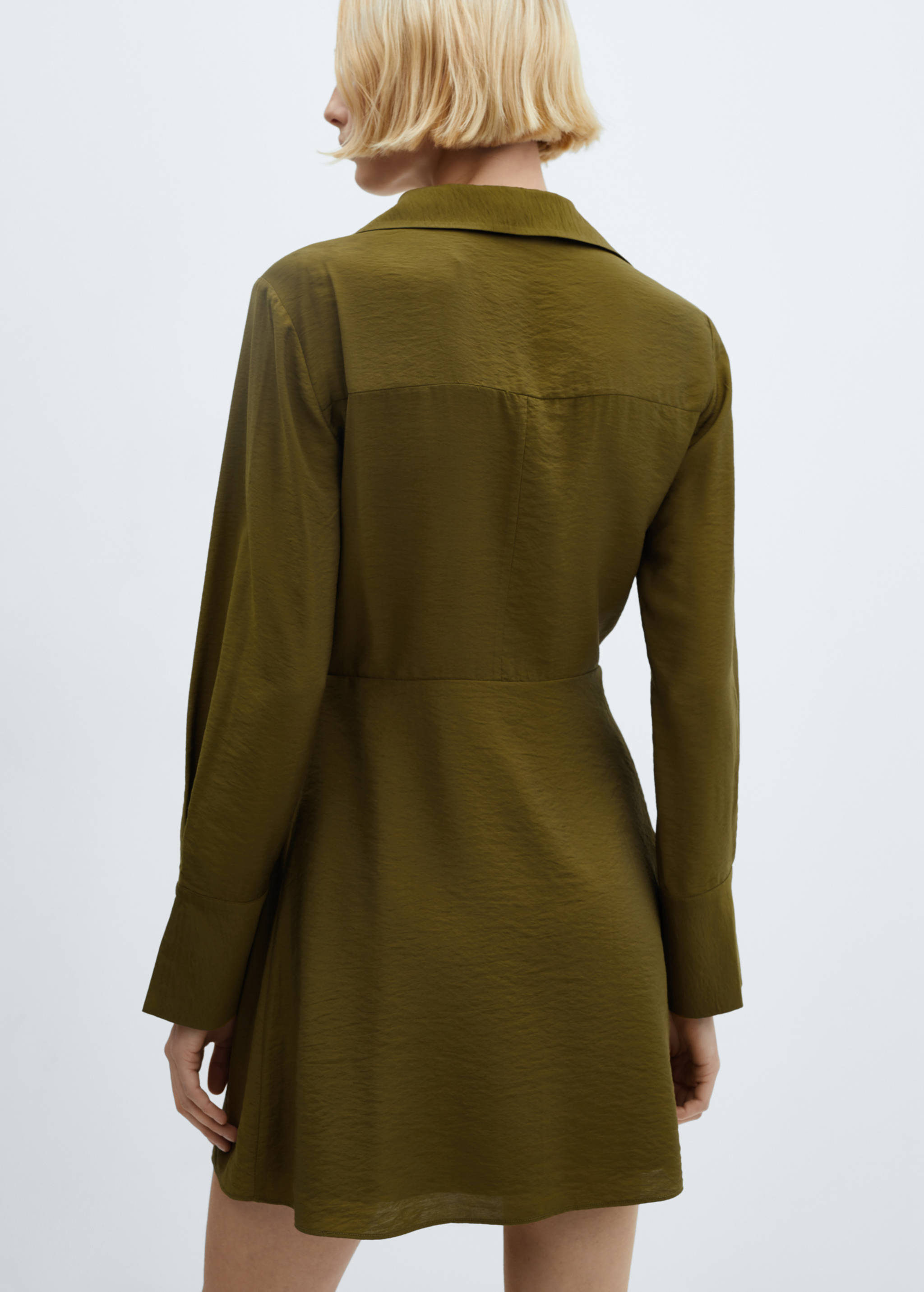 Vestido cruzado lazo - Reverso del artículo