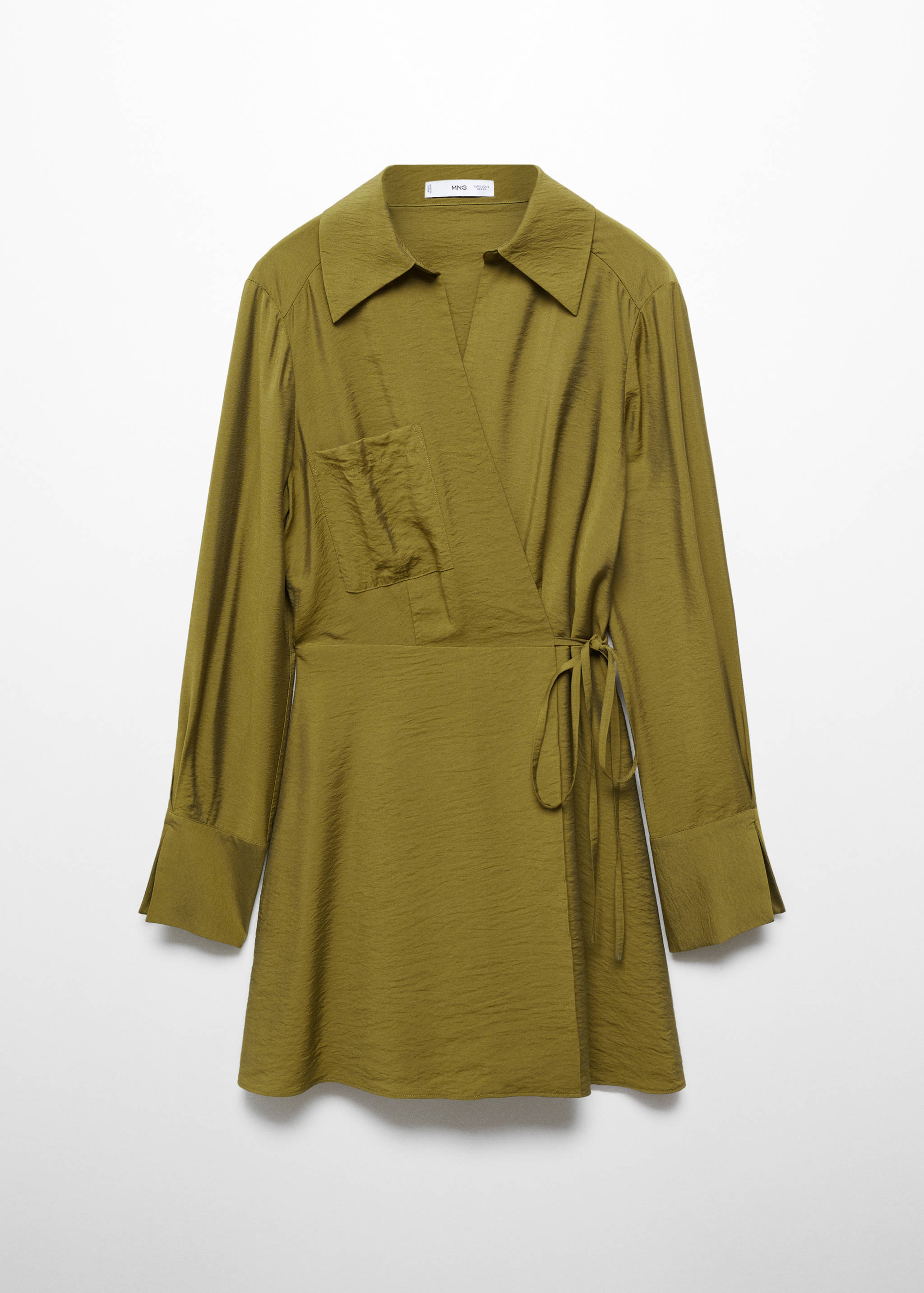 Vestido cruzado lazo - Artículo sin modelo