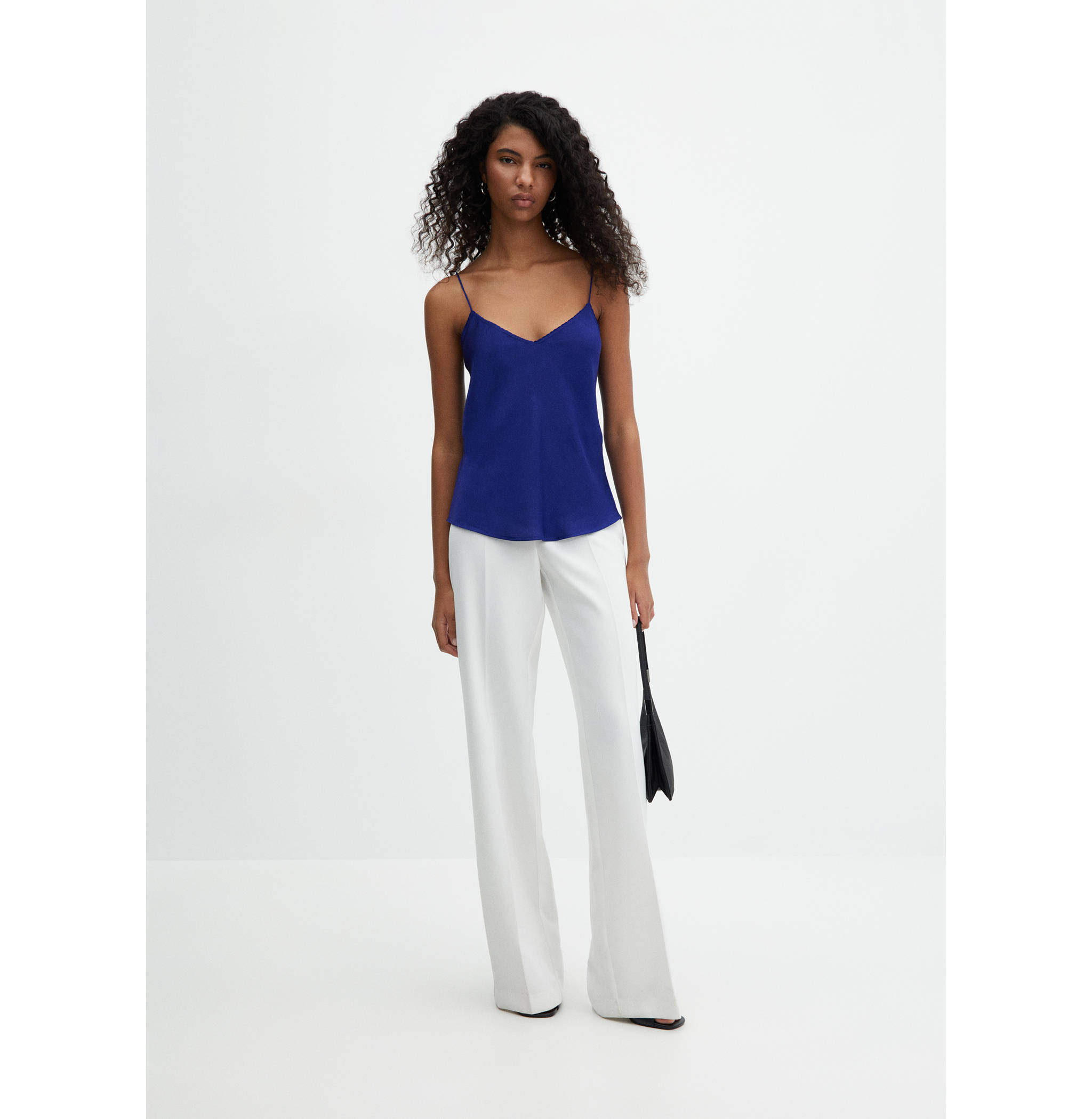 Pleated lace top - General plane