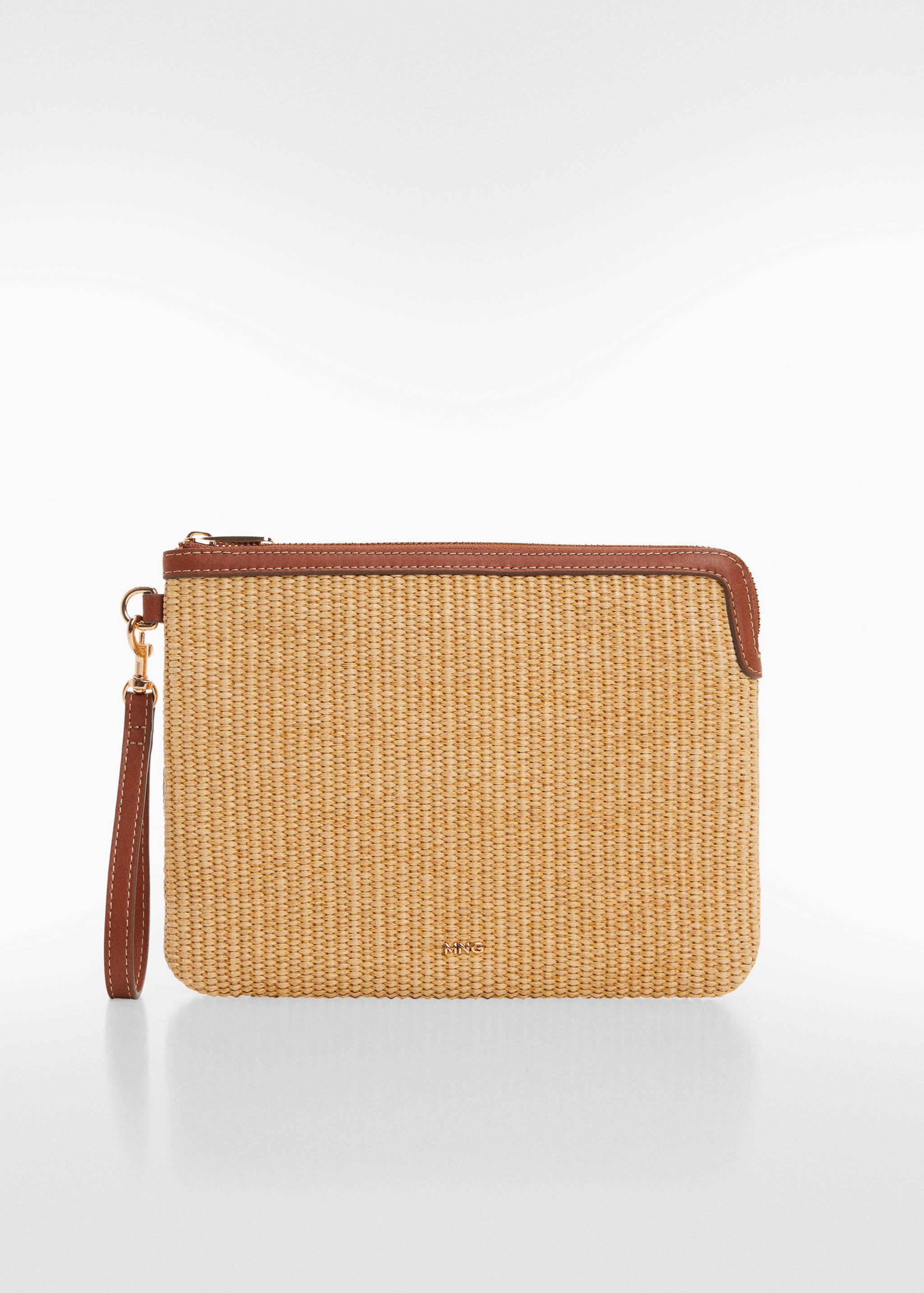 Raffia effect clutch - Article without model