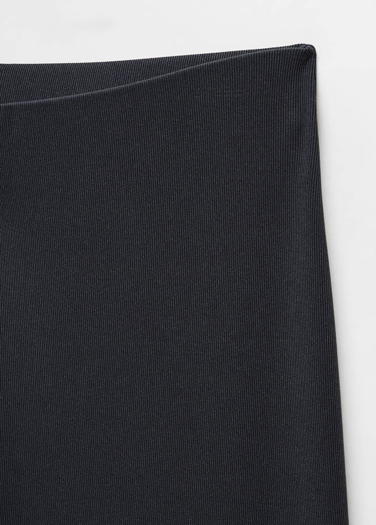 Wide leg trousers with elastic waist — Charcoal