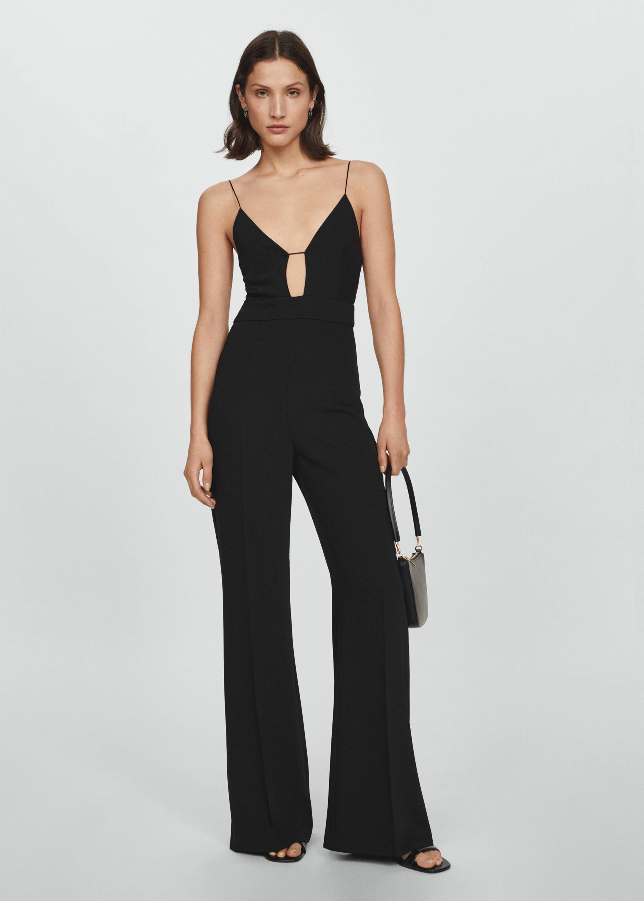 Jumpsuit mit V-Ausschnitt - Allgemeine Ansicht