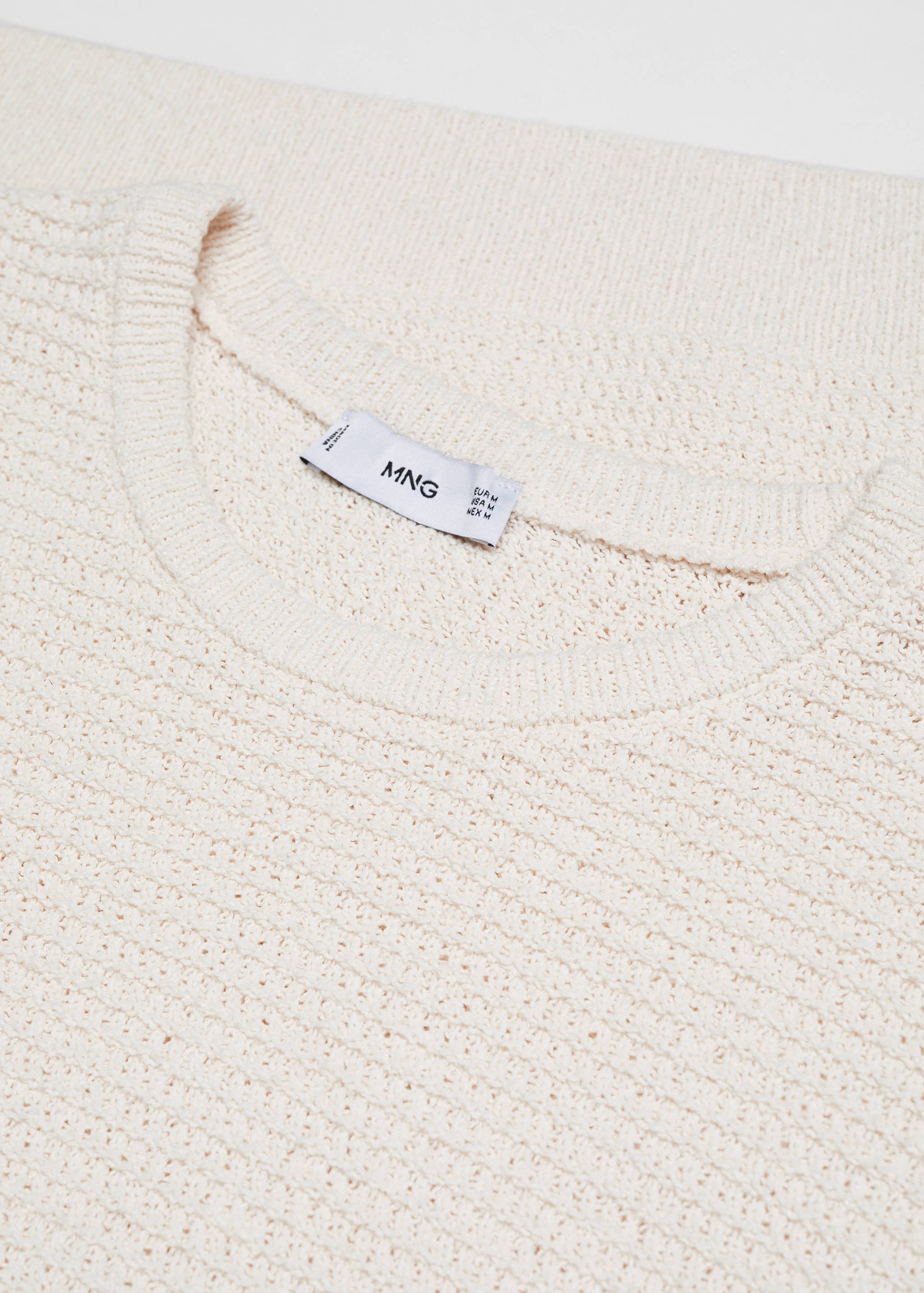 Crochet knit T-shirt - Details of the article 8