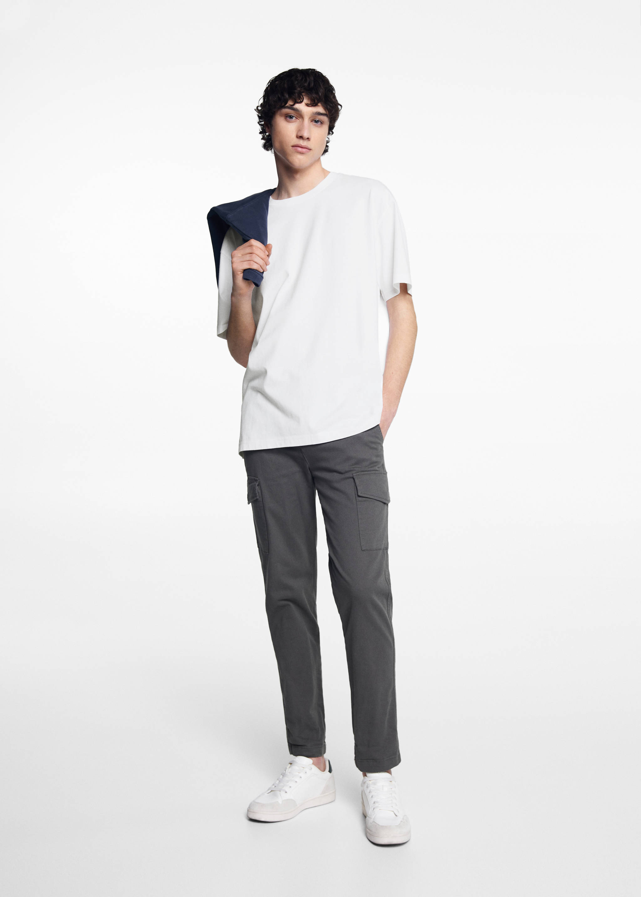 Essential cotton-blend T-shirt - General plane