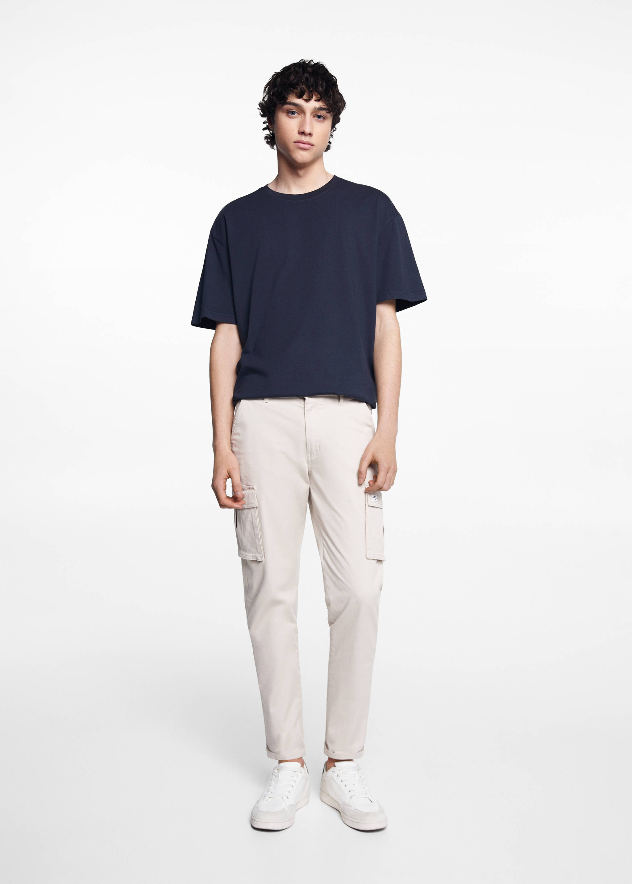 Essential cotton-blend T-shirt - General plane