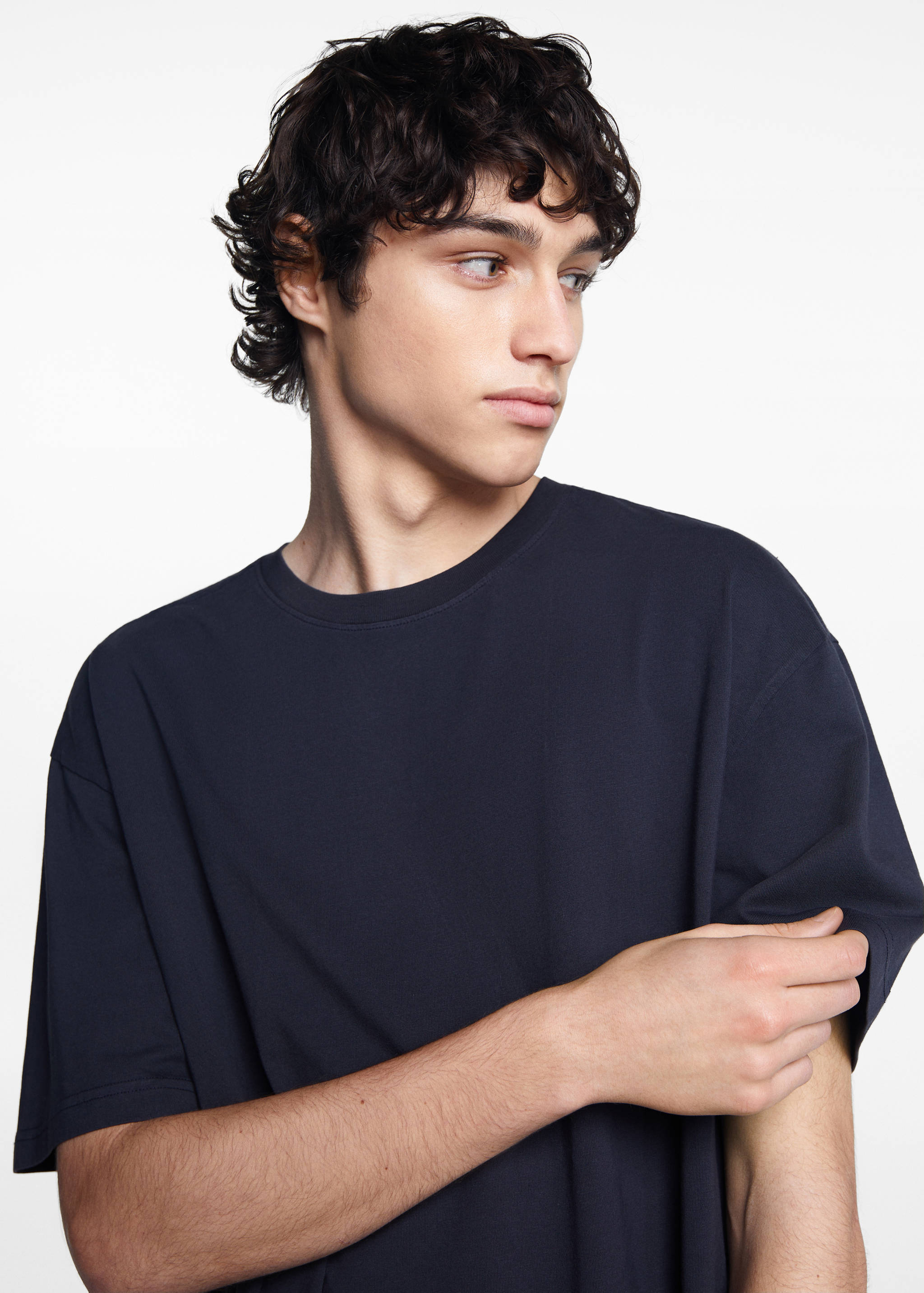 Essential cotton-blend T-shirt - Details of the article 1