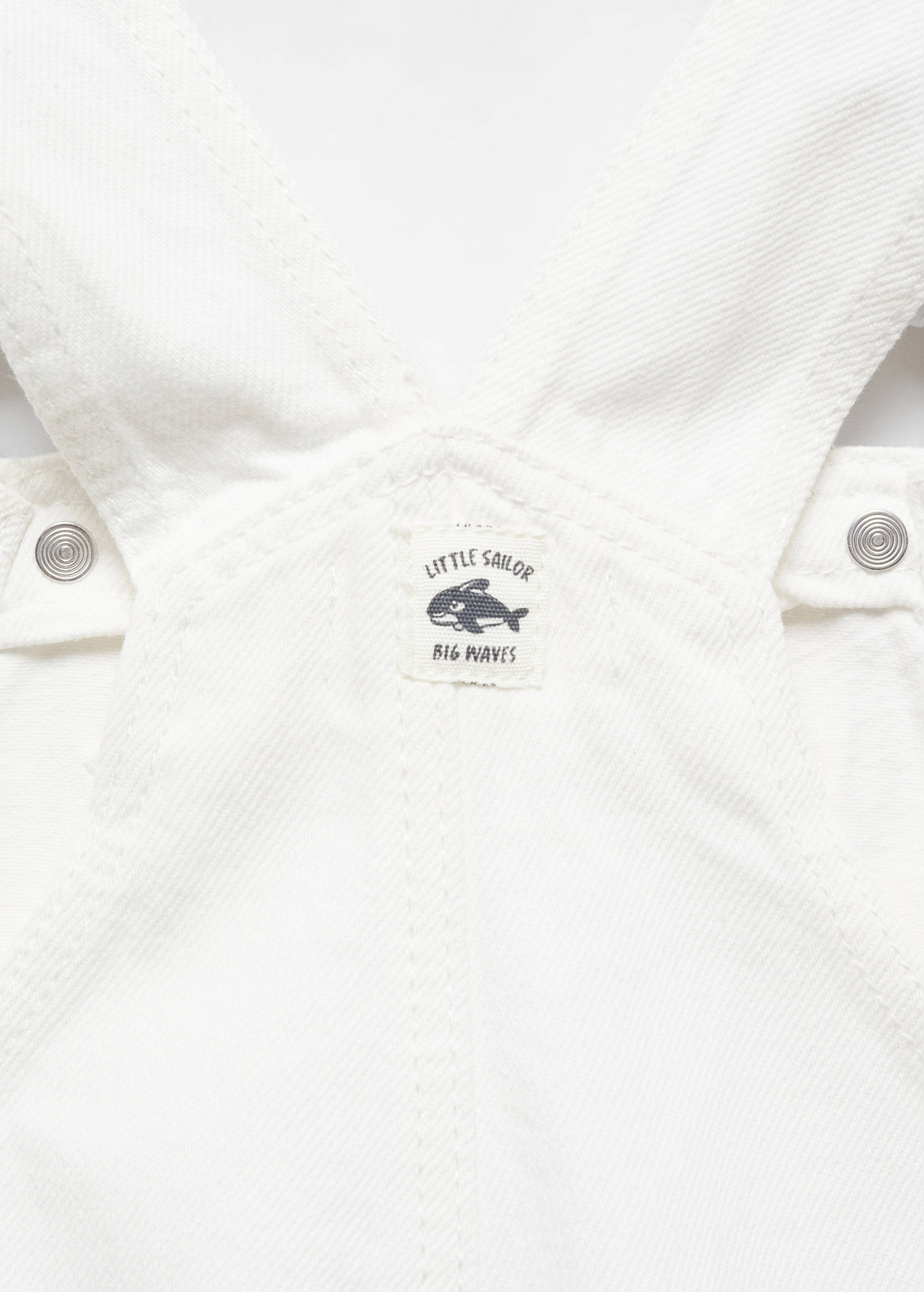 Salopette courte en jean - Détail de l'article 8