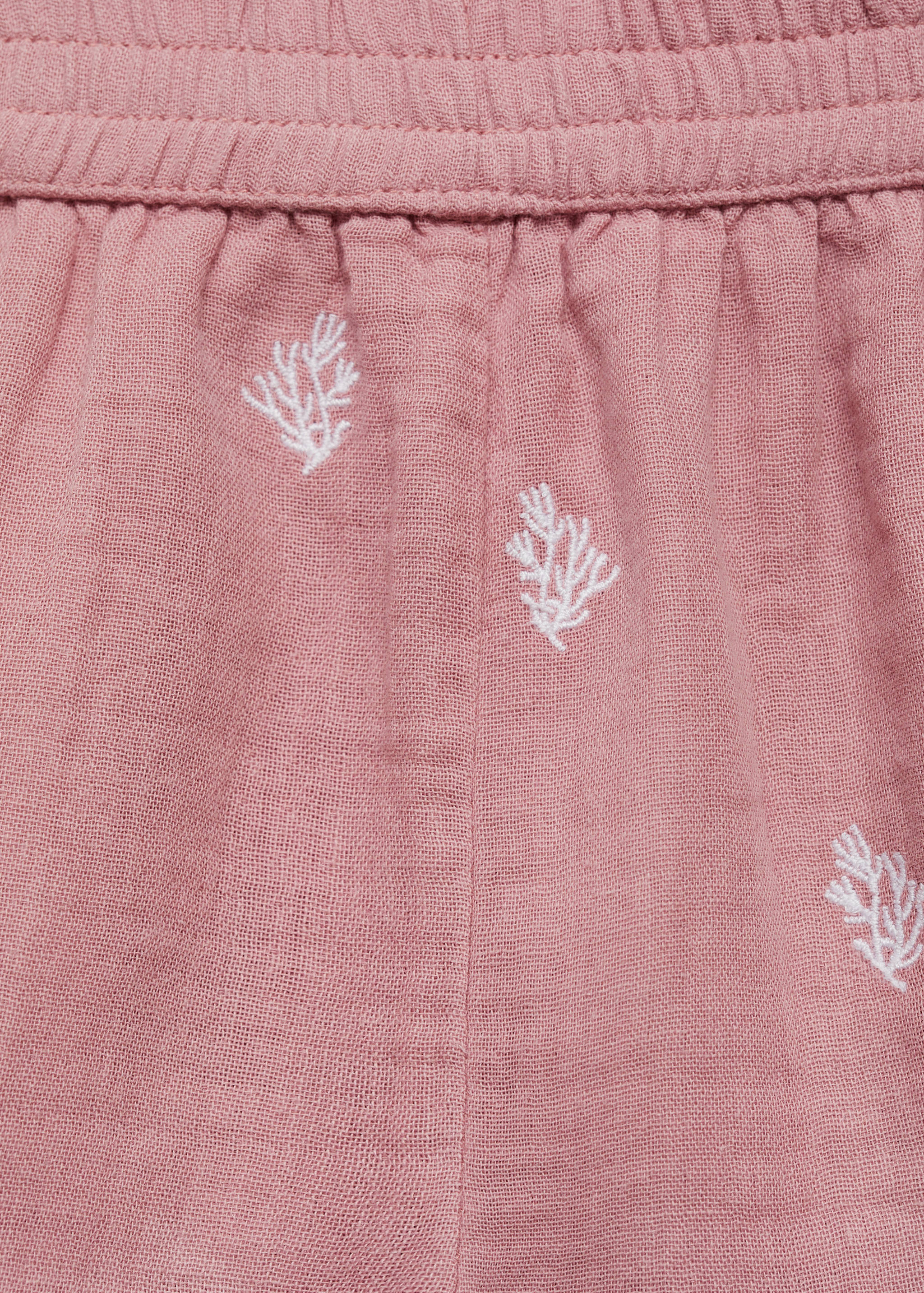 Printed cotton-blend short - Details of the article 0