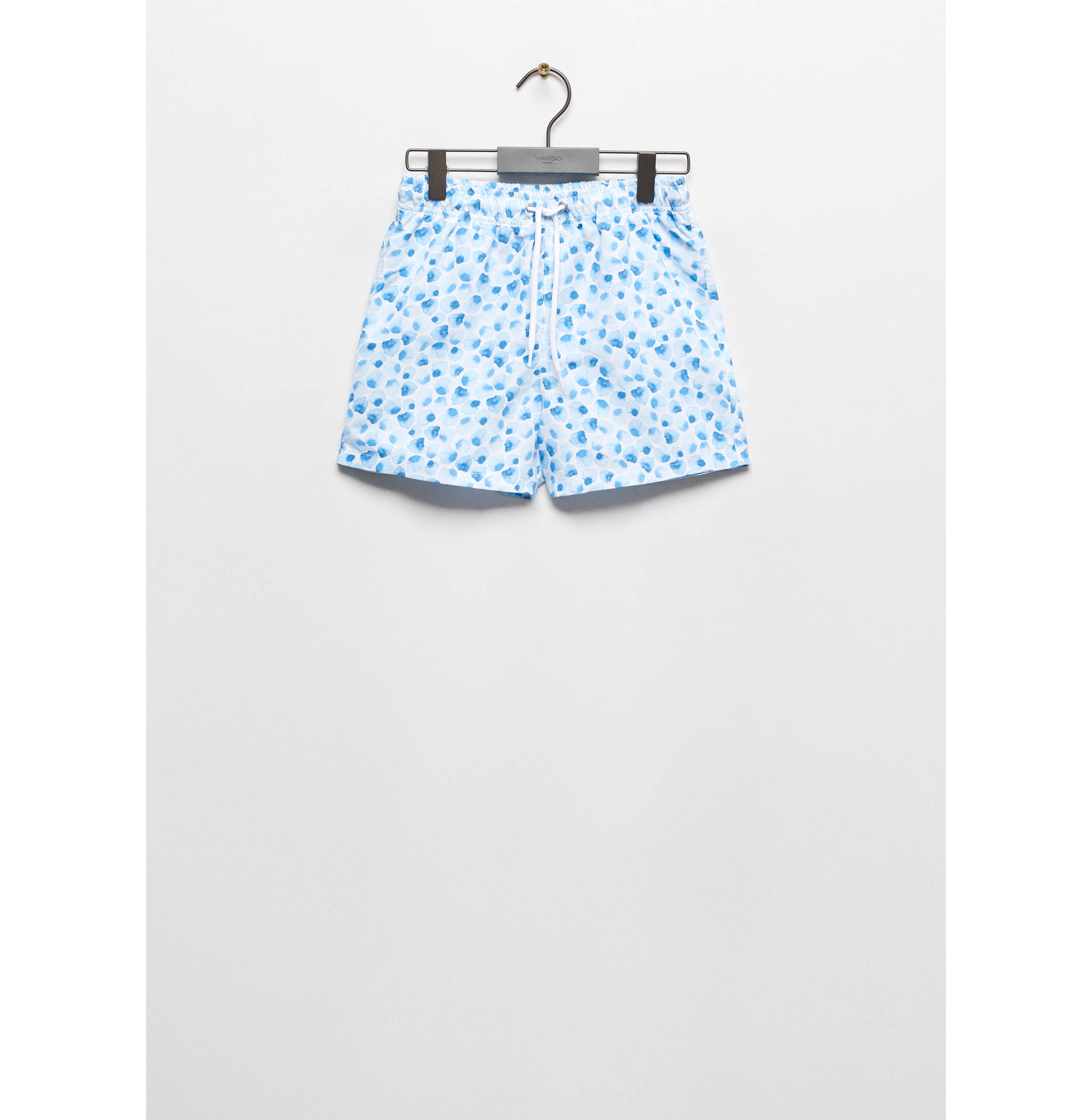 Printed swimsuit with drawstring - Article without model