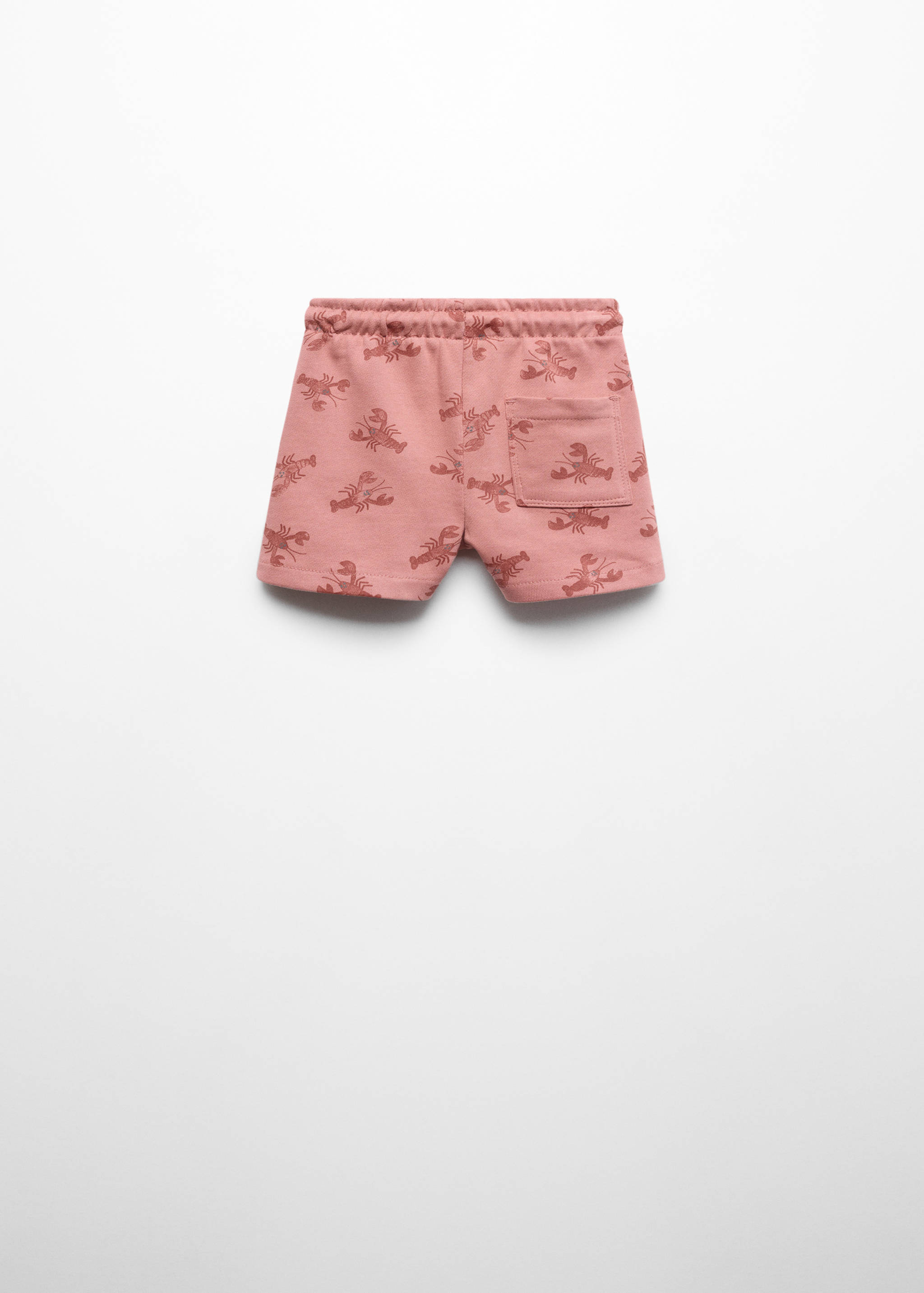Lobsters-print Bermuda shorts - Reverse of the article