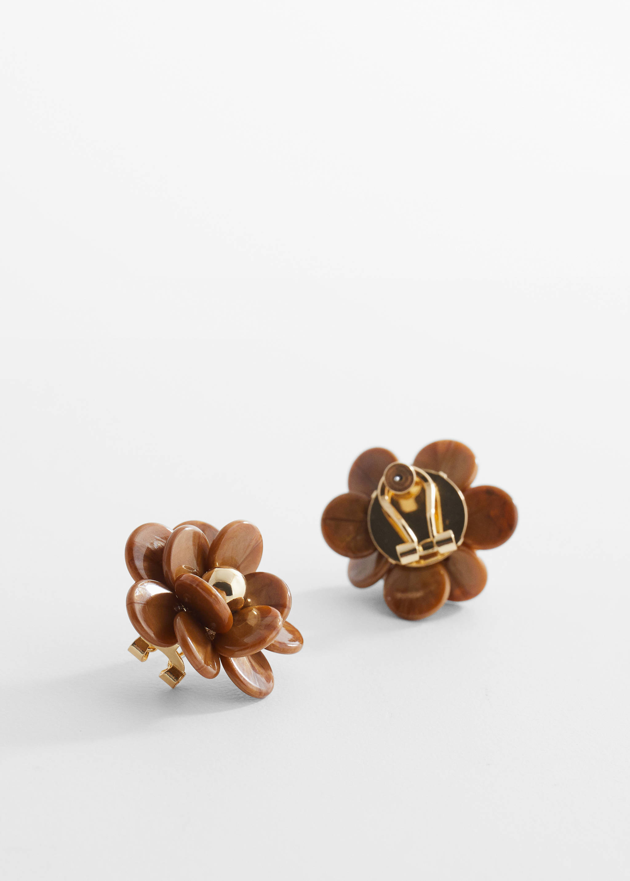 Pendientes maxi flor - Plano medio